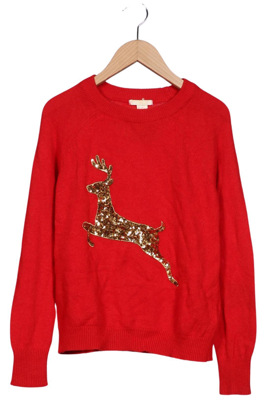 

H&M Damen Pullover, rot, Gr. 34