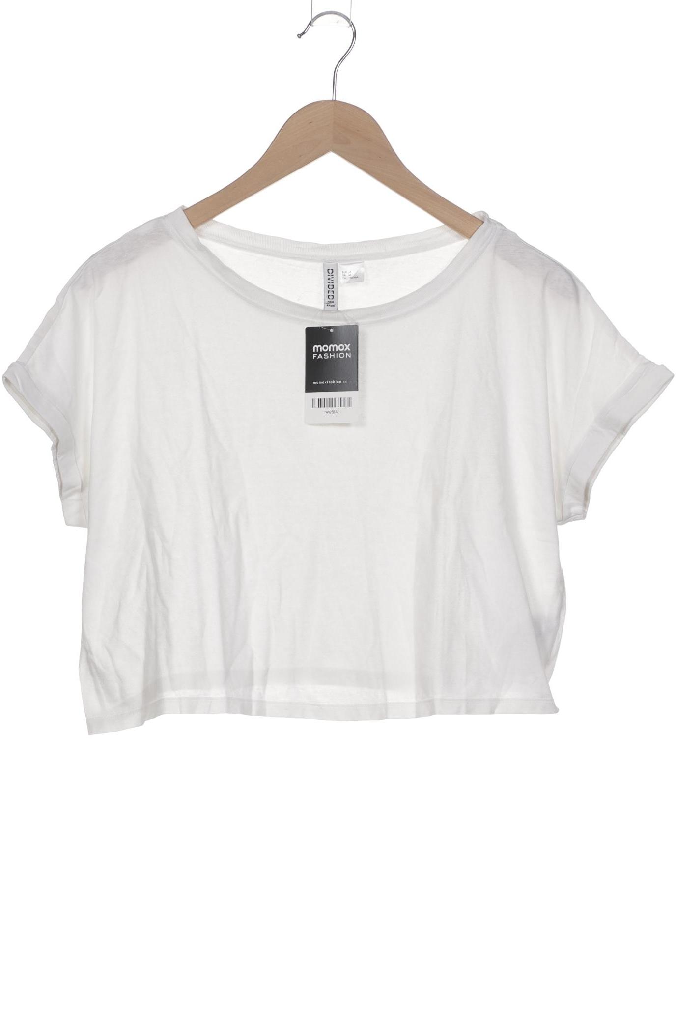 

H&M Damen T-Shirt, weiß, Gr. 38