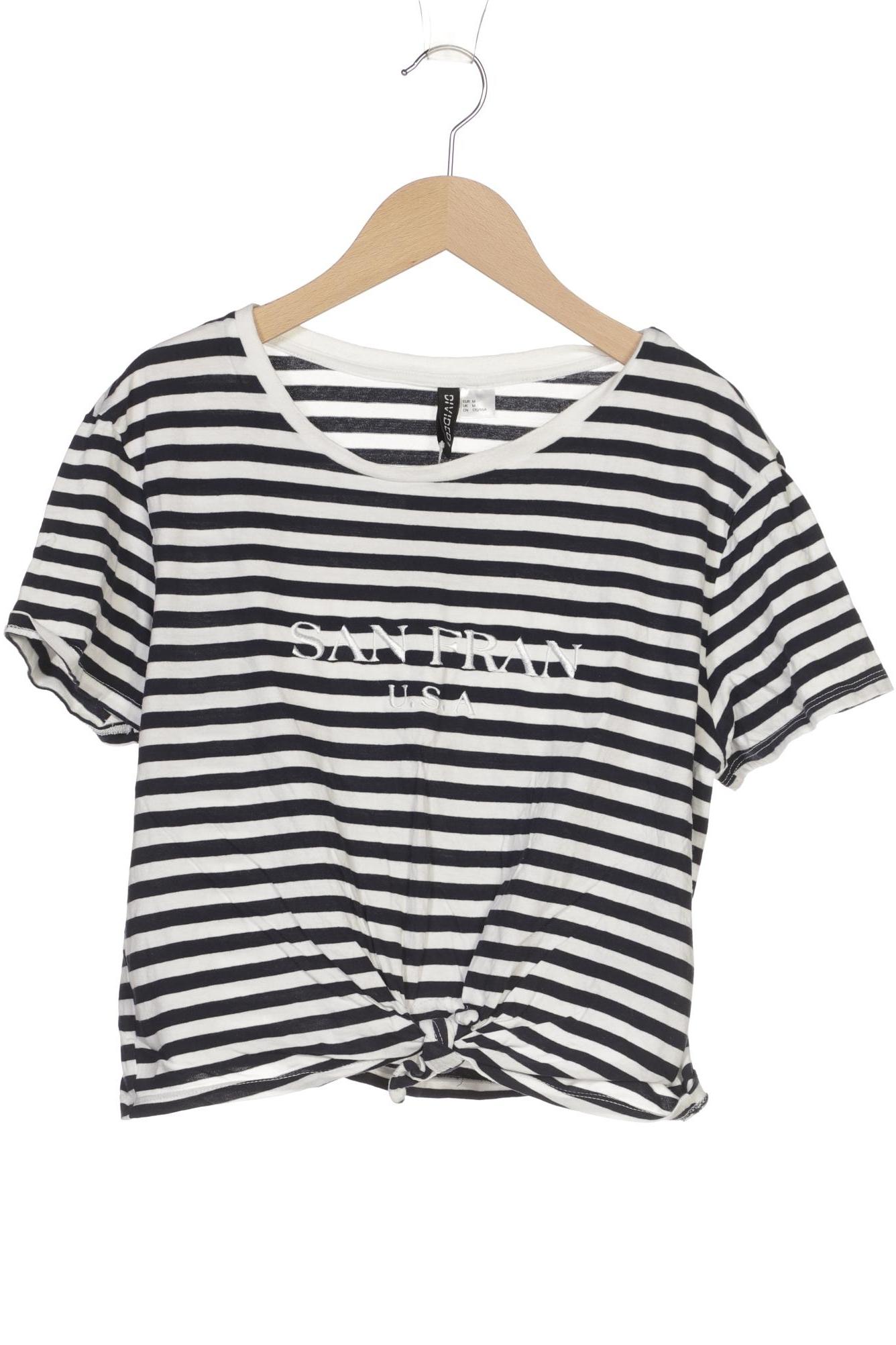 

H&M Damen T-Shirt, marineblau, Gr. 38