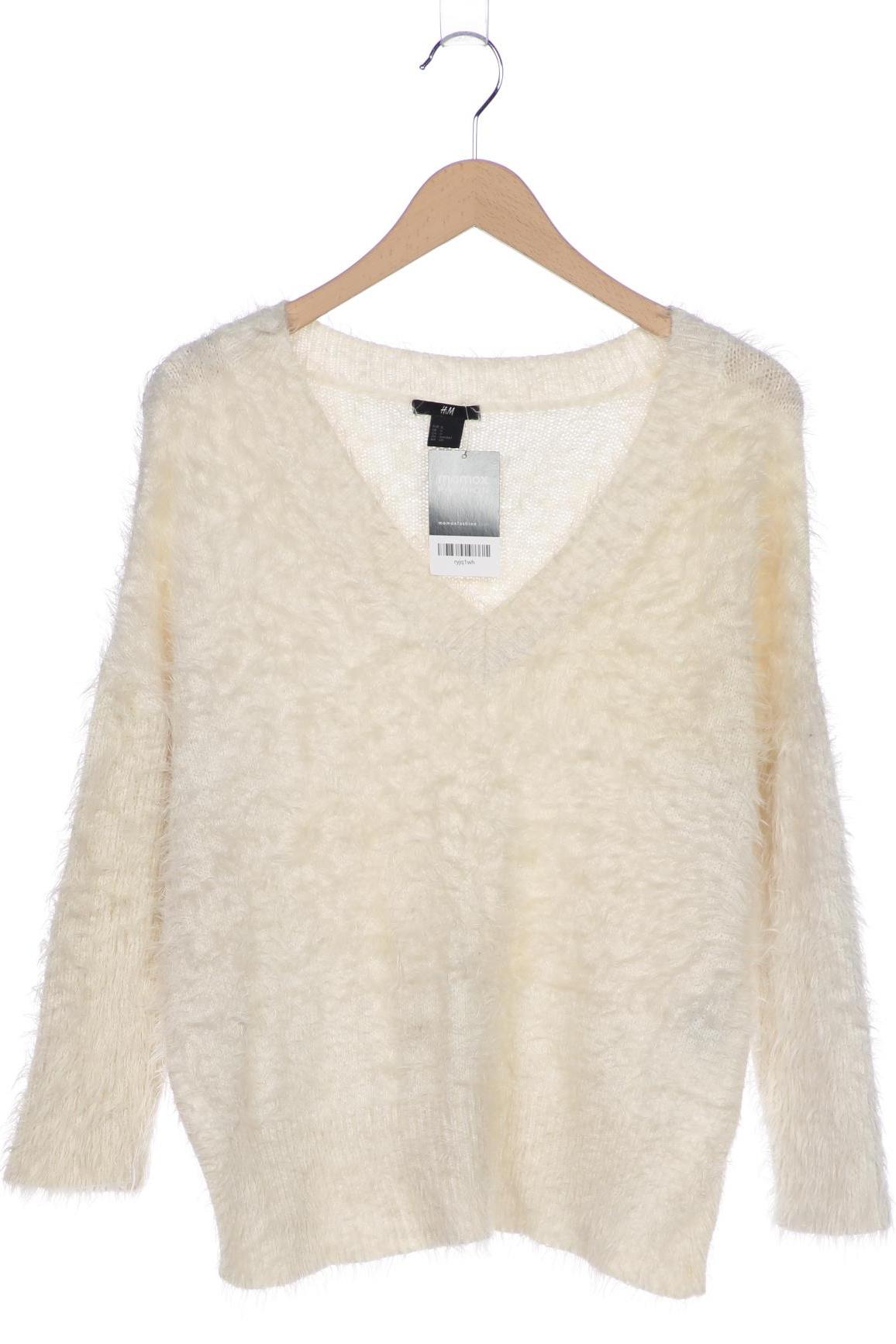 

H&M Damen Pullover, cremeweiß, Gr. 36