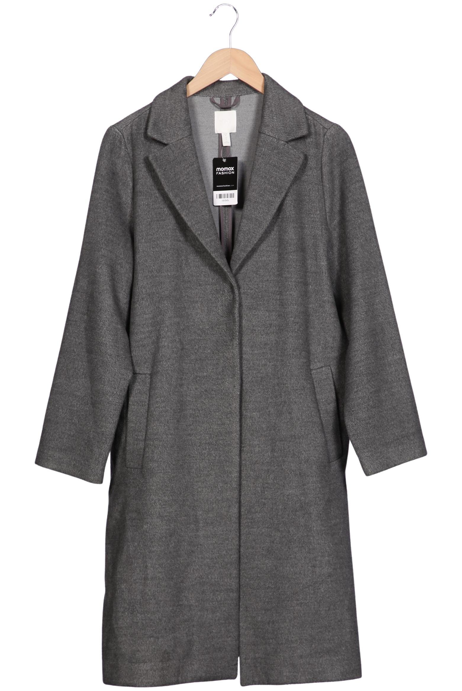 

H&M Damen Mantel, grau, Gr. 42