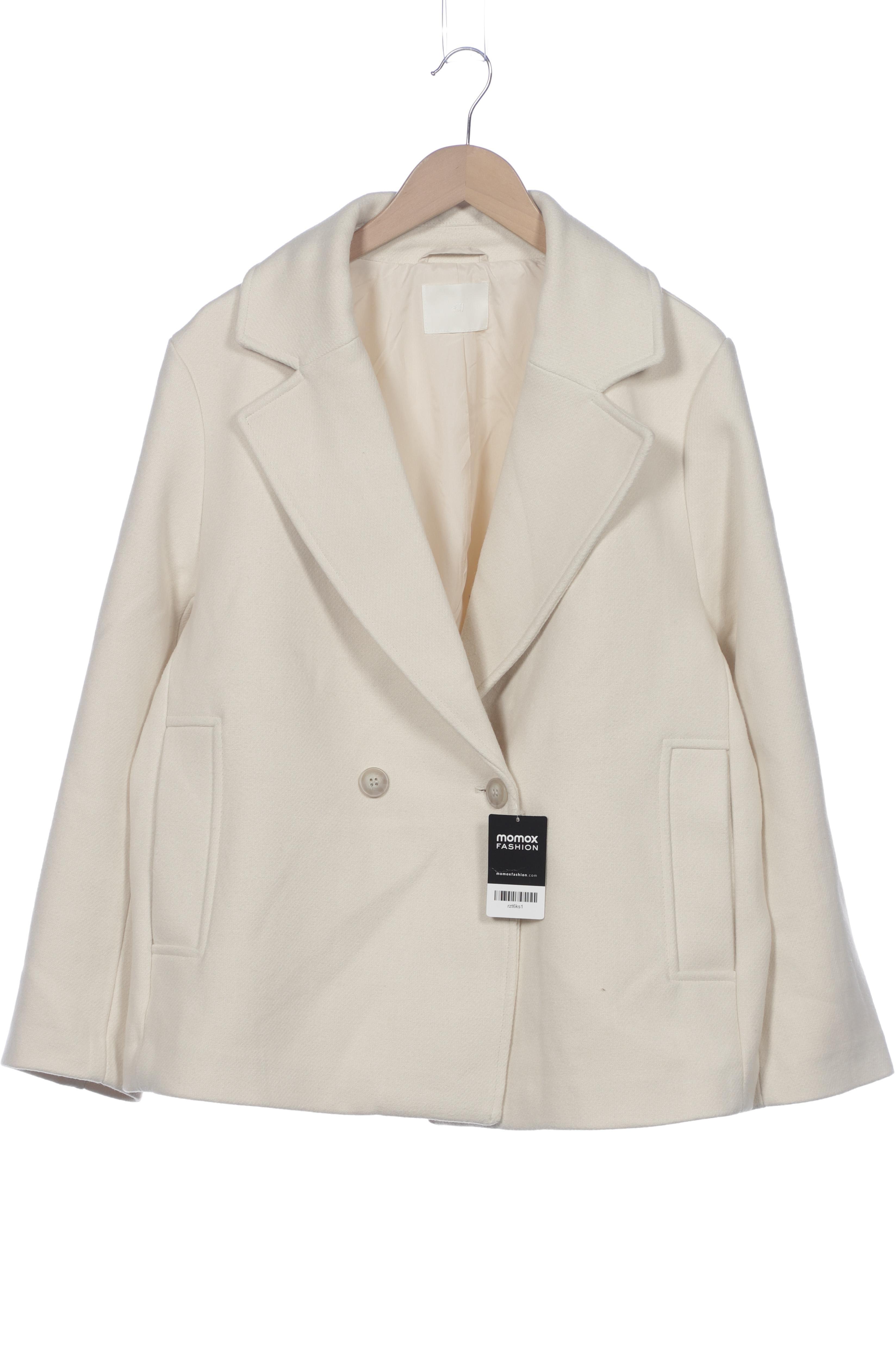 

H&M Damen Mantel, cremeweiß, Gr. 44