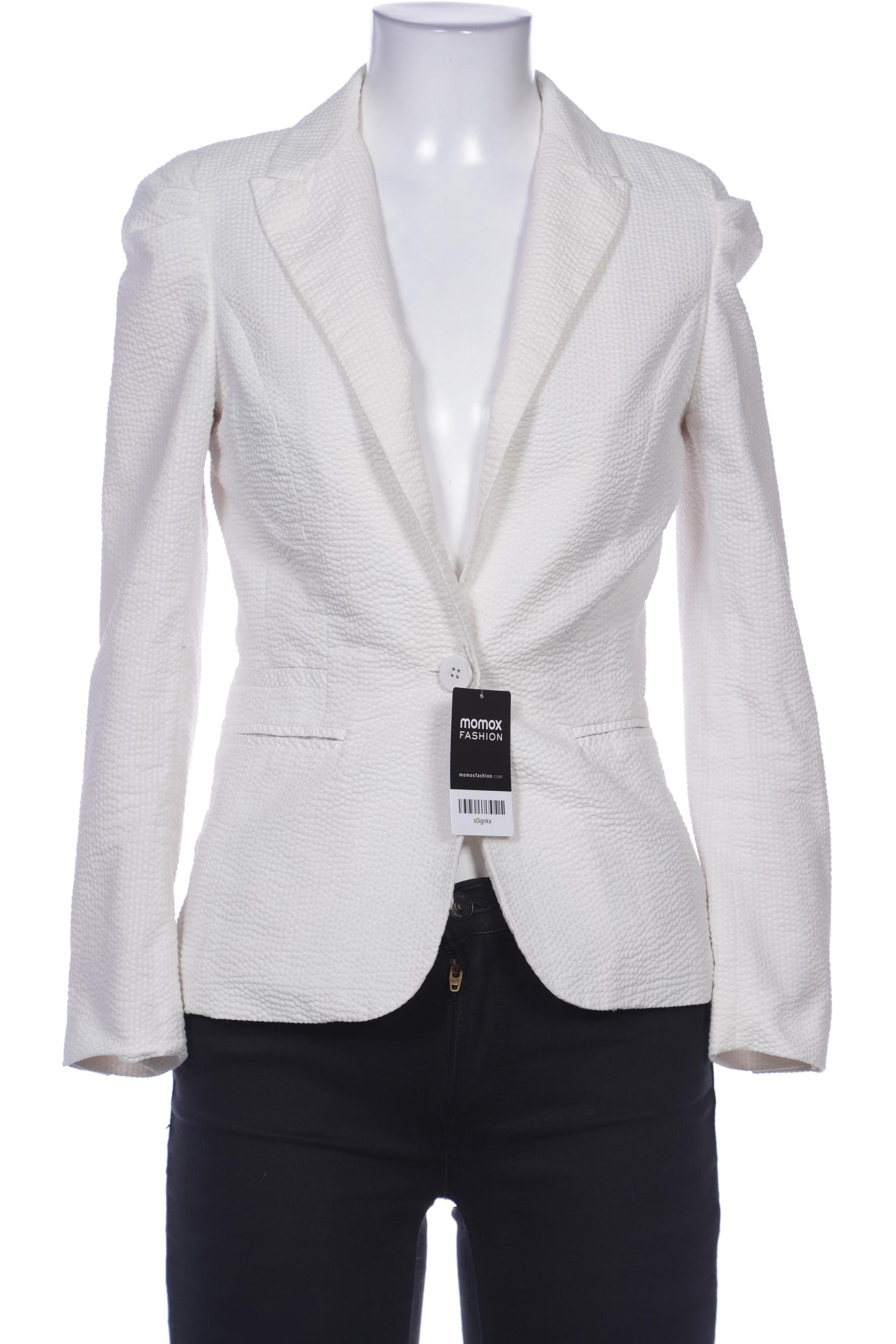 

H&M Damen Blazer, cremeweiß, Gr. 34