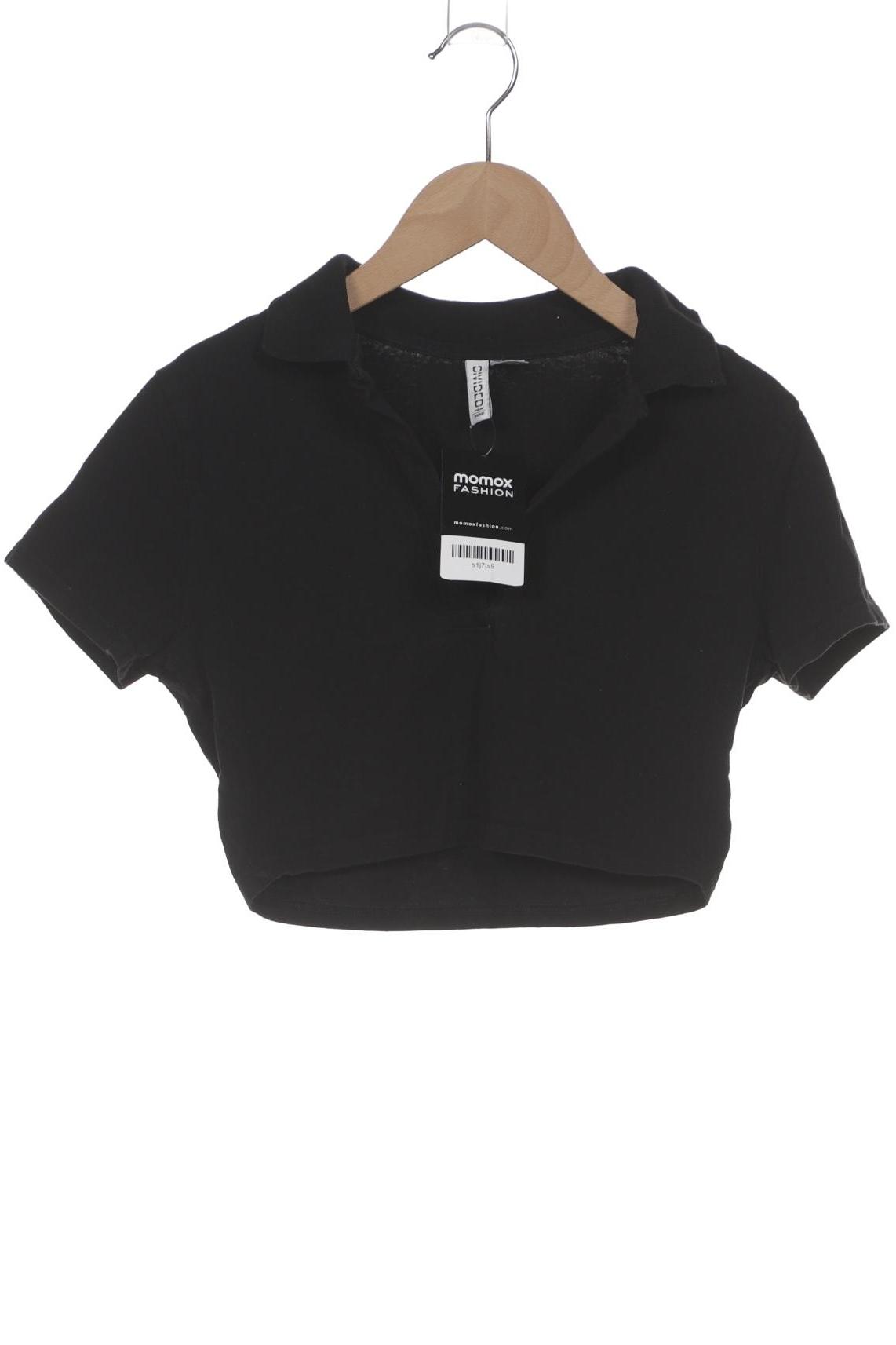 

H&M Damen T-Shirt, schwarz, Gr. 36