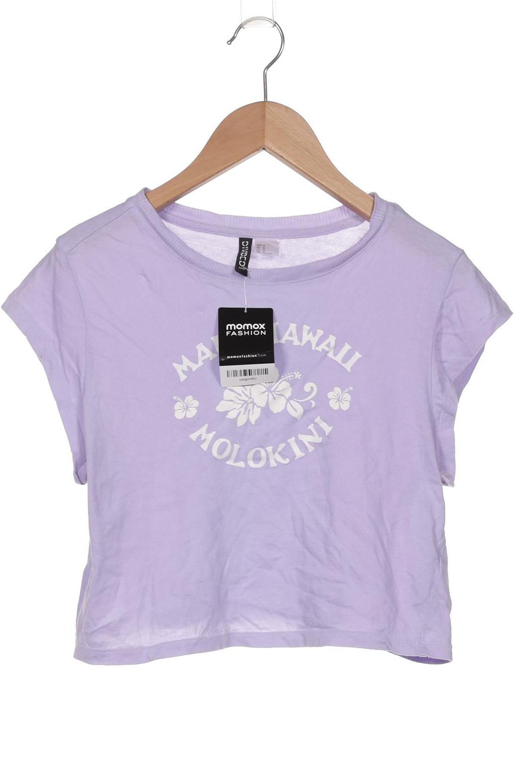 

H&M Damen T-Shirt, flieder, Gr. 38