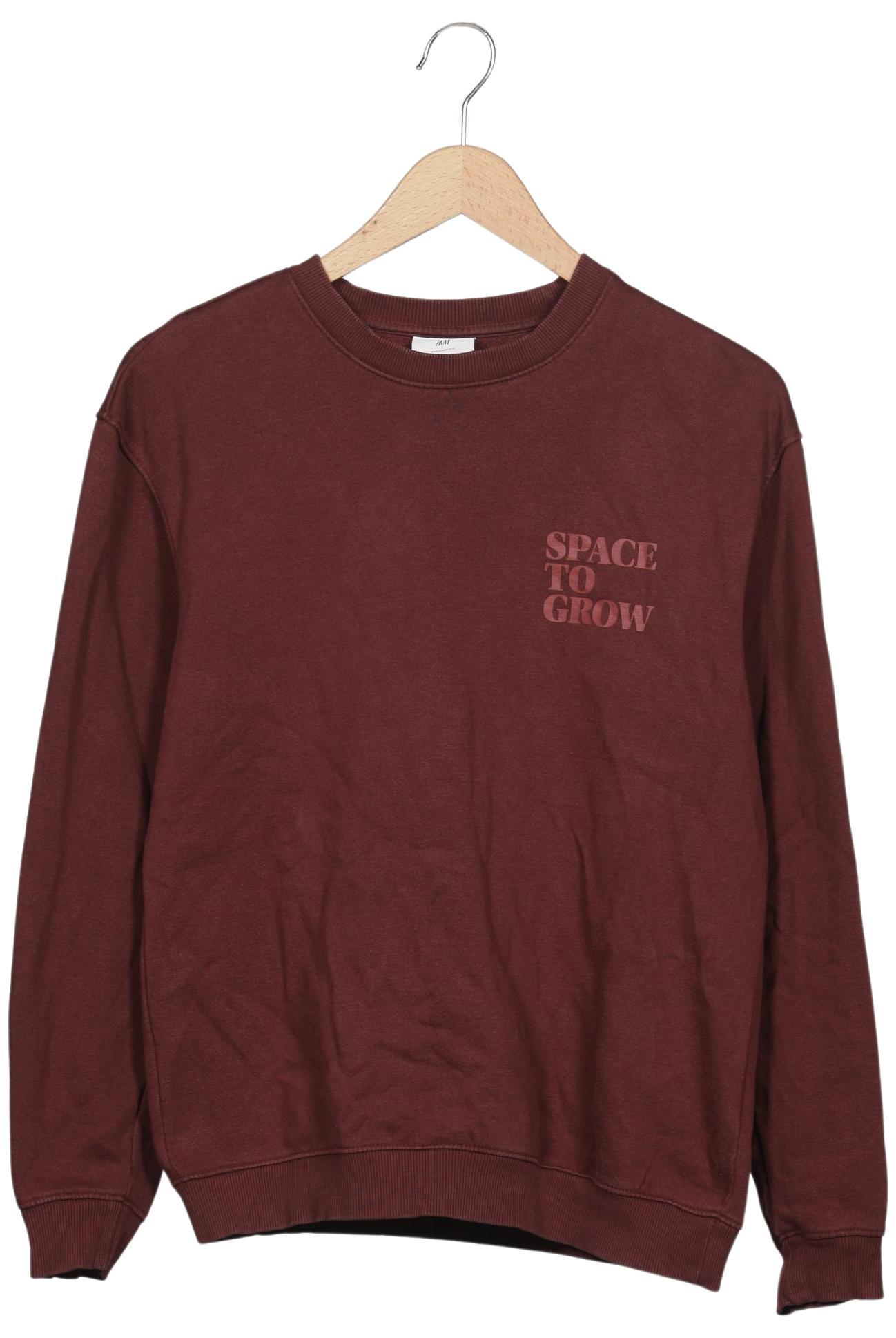 

H&M Damen Sweatshirt, bordeaux, Gr. 34