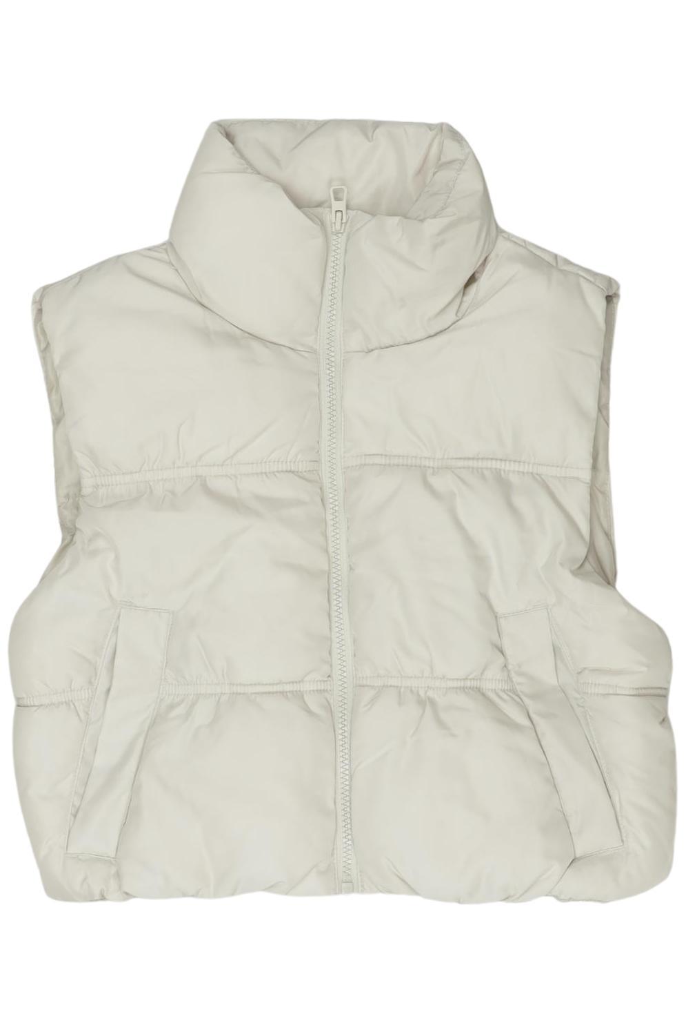 

H&M Damen Weste, cremeweiß, Gr. 34