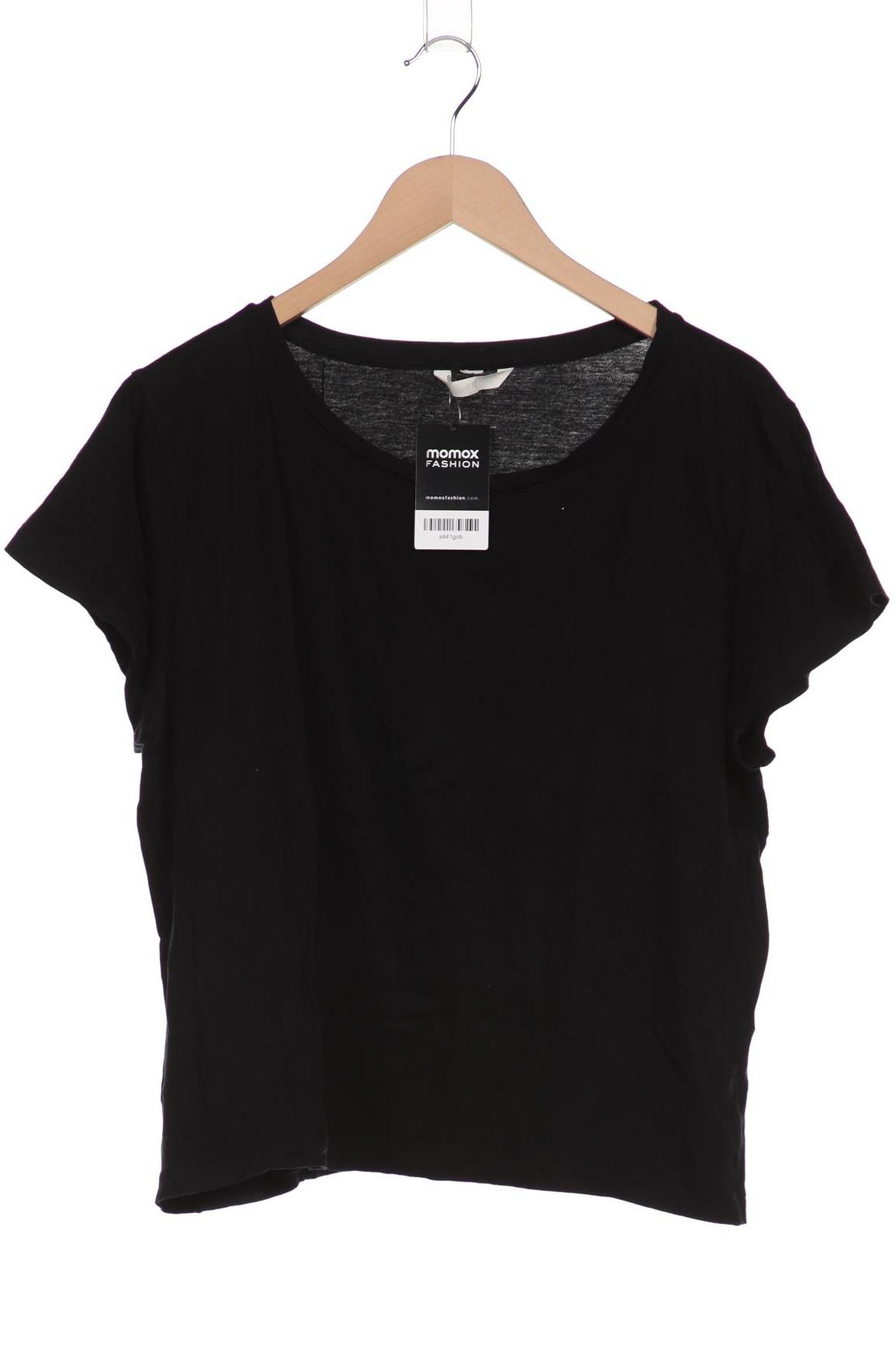 

H&M Damen T-Shirt, schwarz