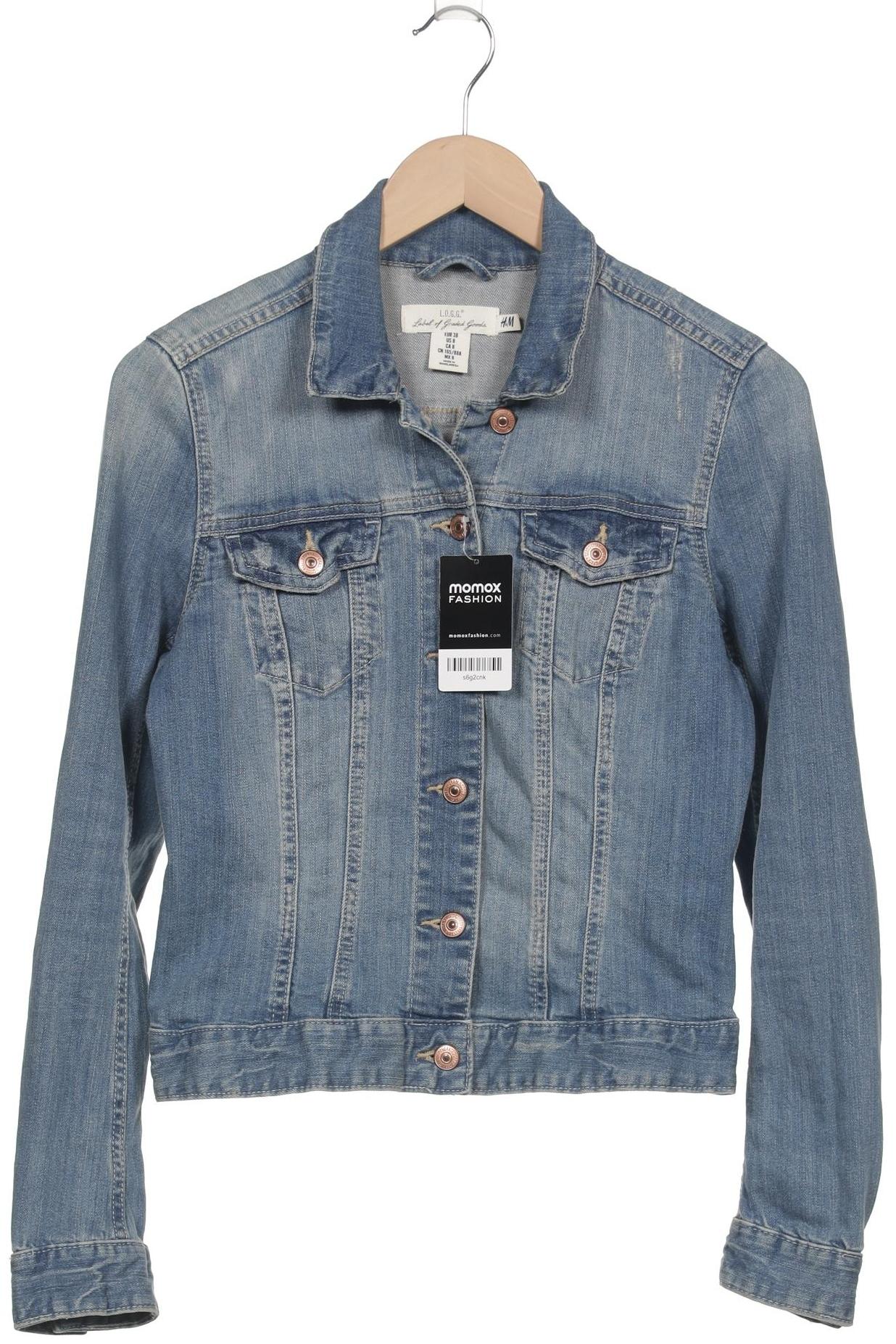 

H&M Damen Jacke, blau, Gr. 38
