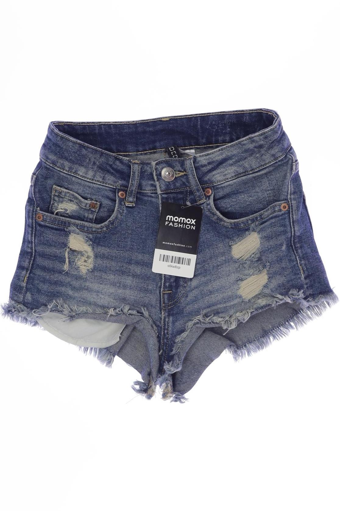

H&M Damen Shorts, blau, Gr. 32