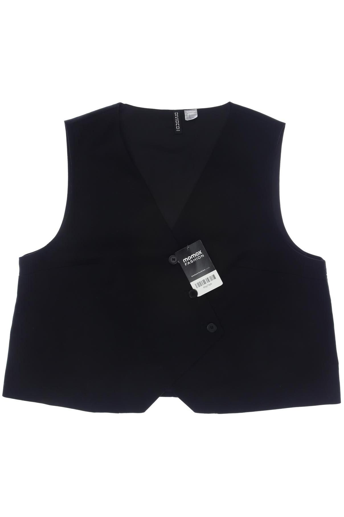 

H&M Damen Weste, schwarz, Gr. 42