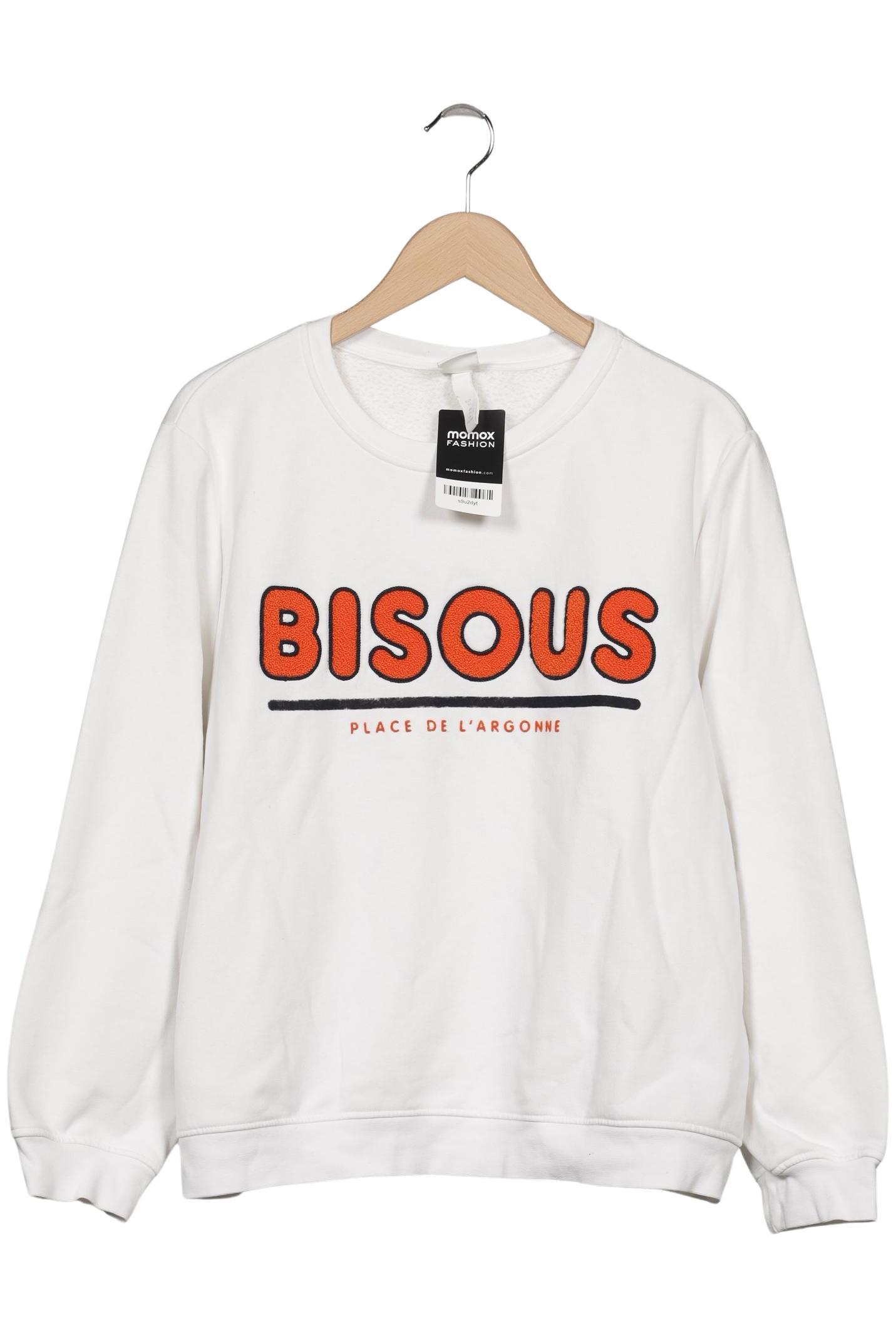 

H&M Damen Sweatshirt, weiß, Gr. 44