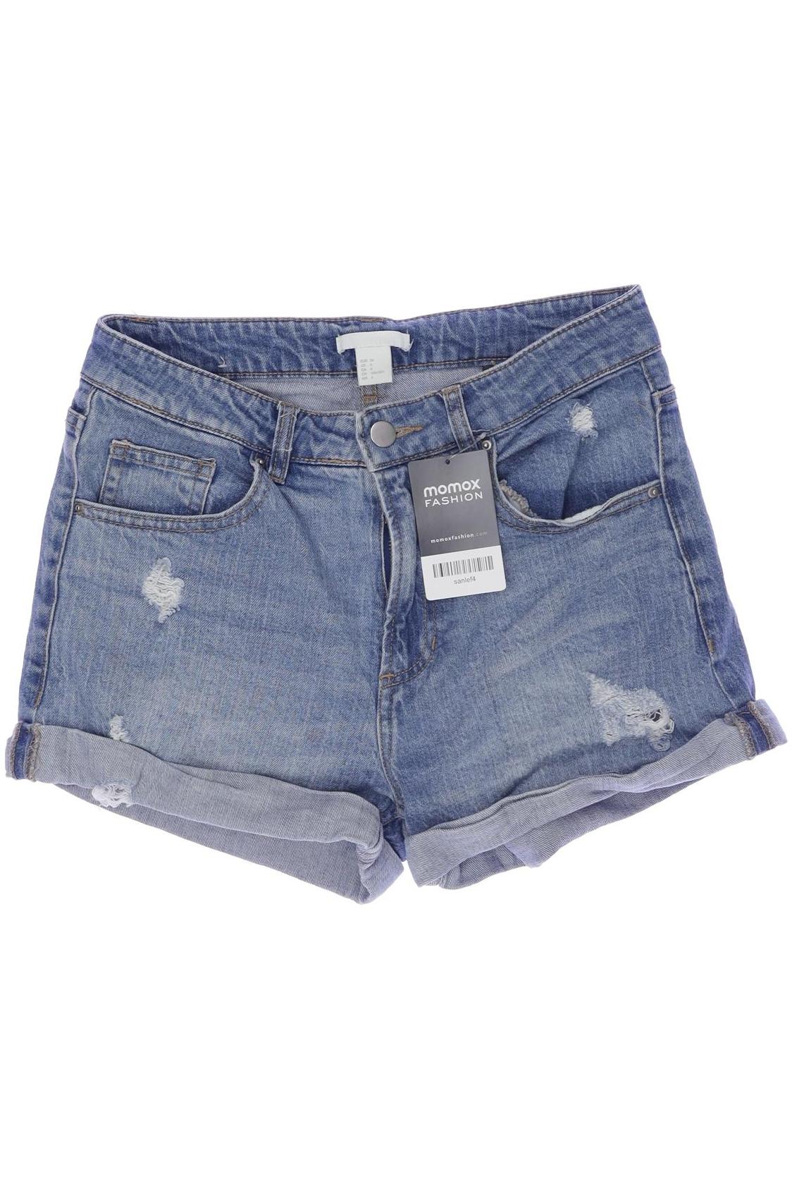 

H&M Damen Shorts, blau, Gr. 36
