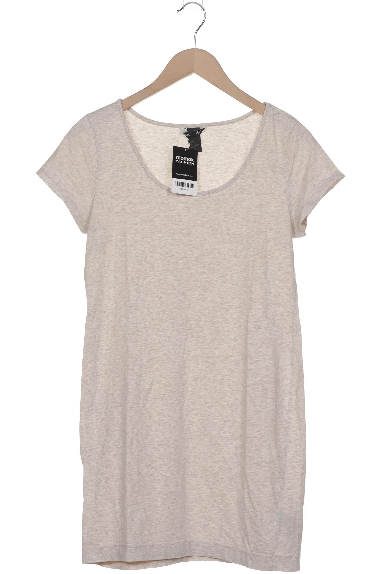

H&M Damen T-Shirt, beige, Gr. 42