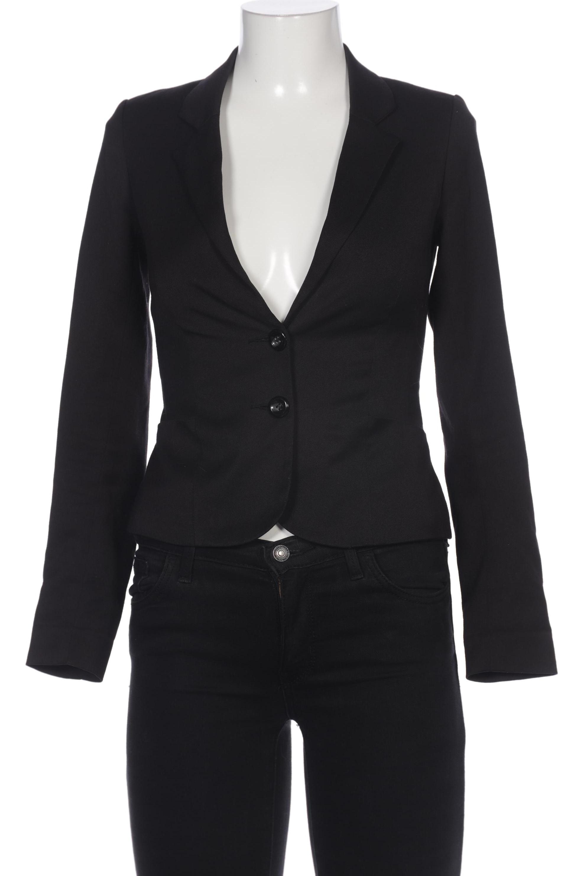 

H&M Damen Blazer, schwarz, Gr. 34