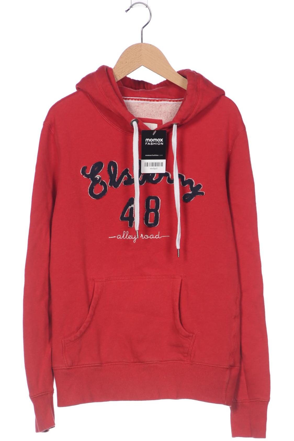 

H&M Damen Kapuzenpullover, rot, Gr. 38