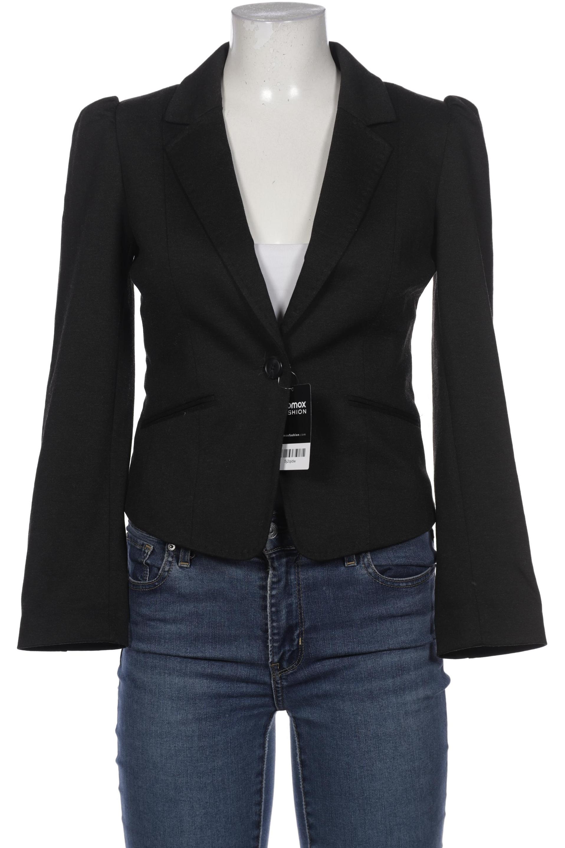 

H&M Damen Blazer, schwarz, Gr. 38