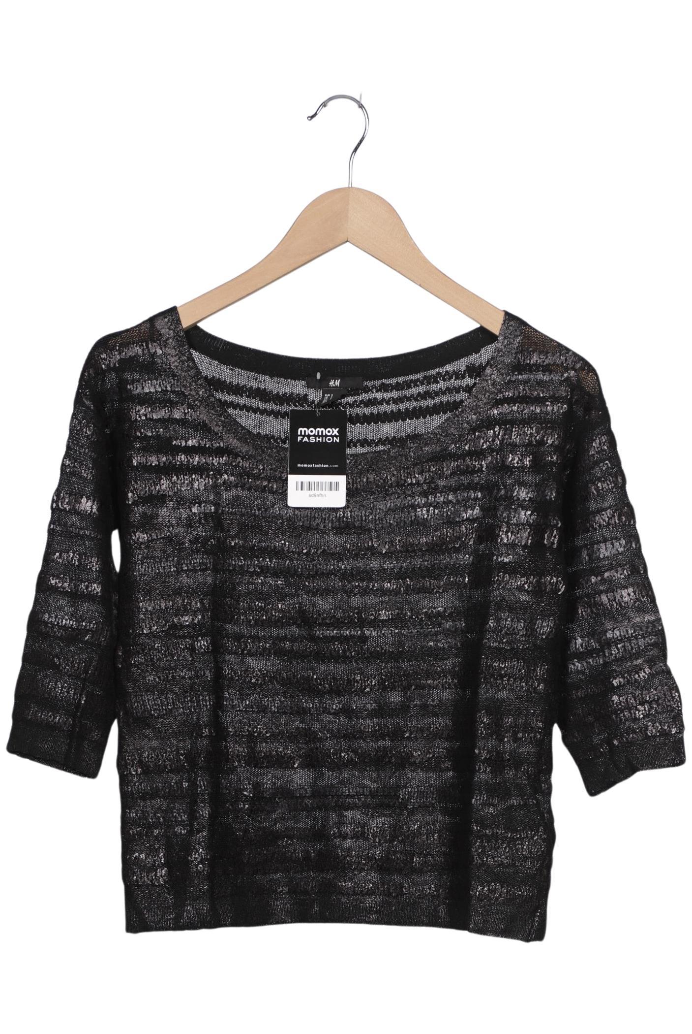 

H&M Damen Pullover, schwarz, Gr. 36