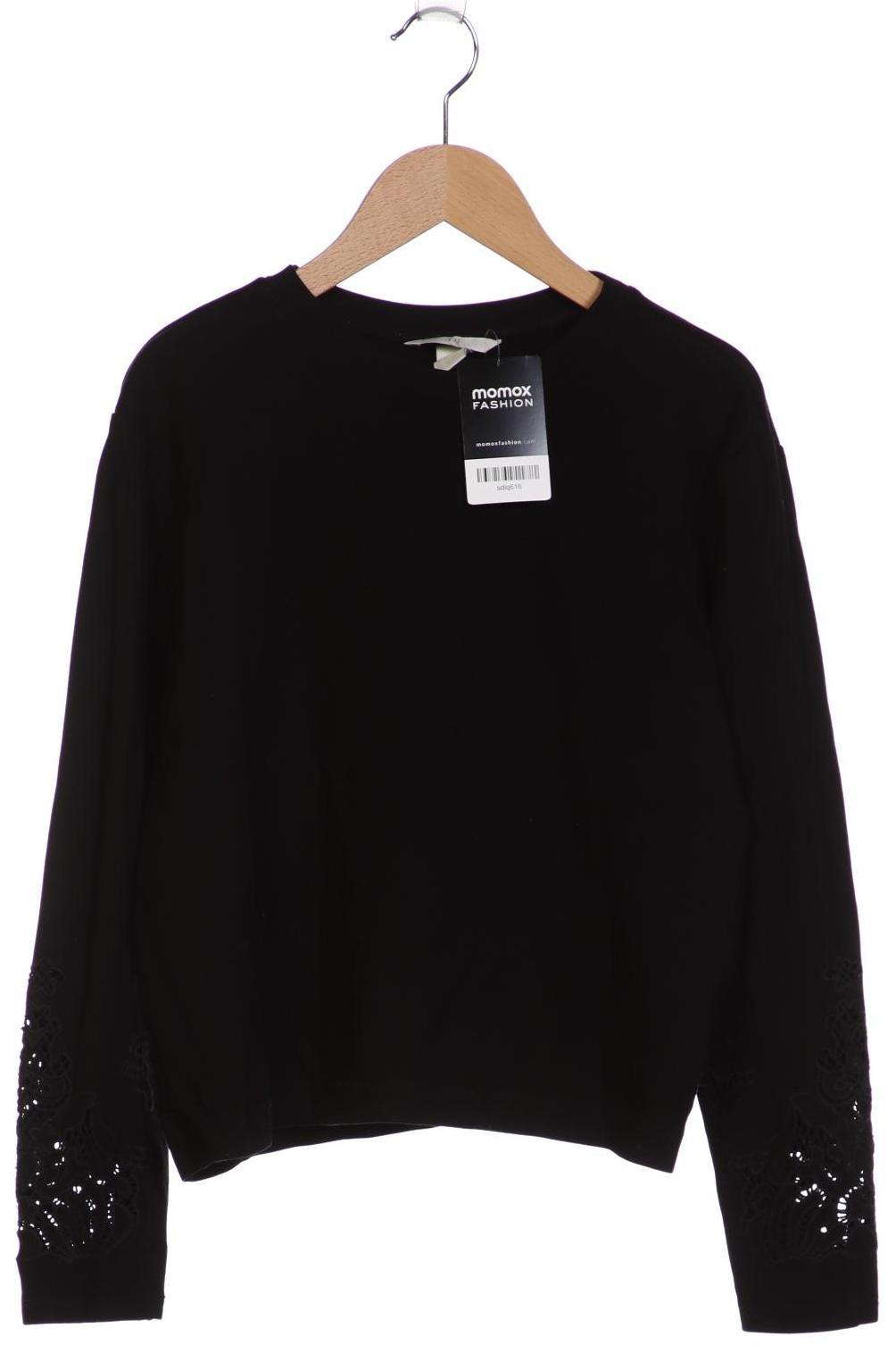 

H&M Damen Langarmshirt, schwarz, Gr. 36