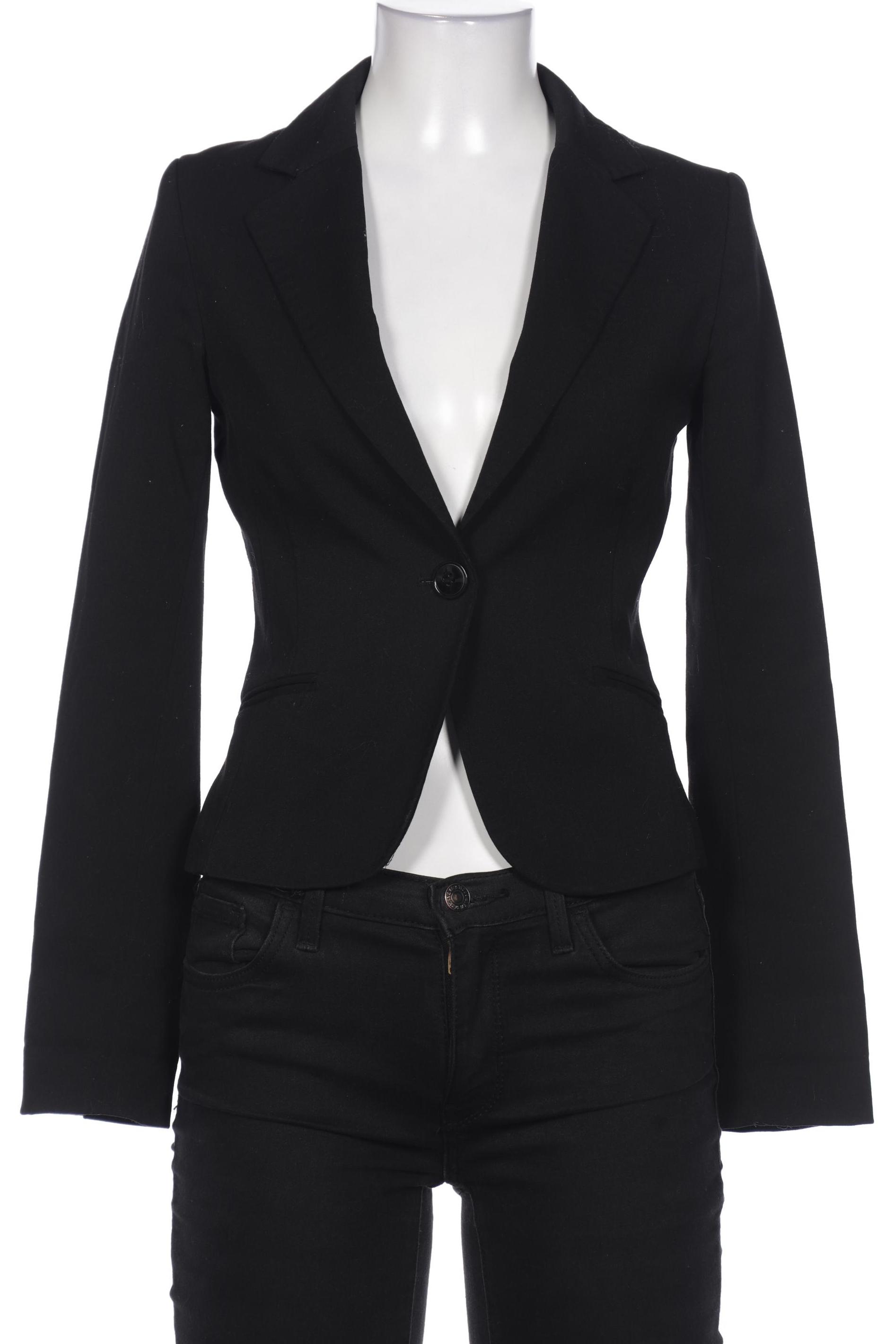 

H&M Damen Blazer, schwarz, Gr. 34