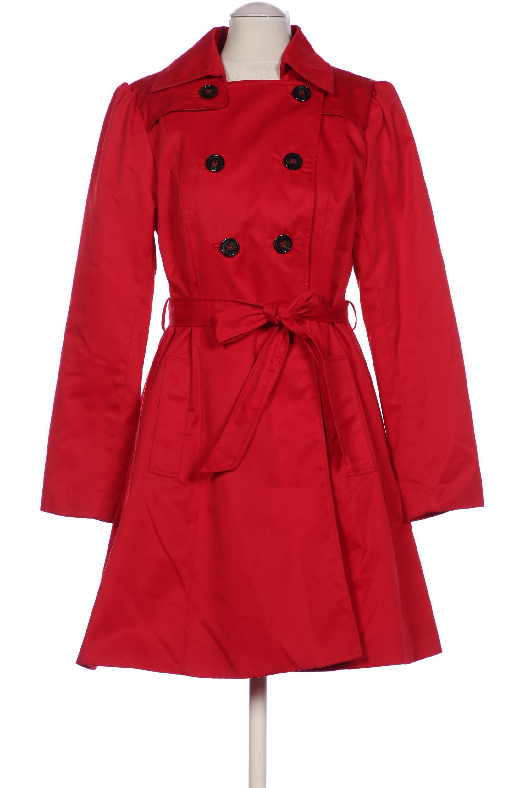 

H&M Damen Mantel, rot, Gr. 36