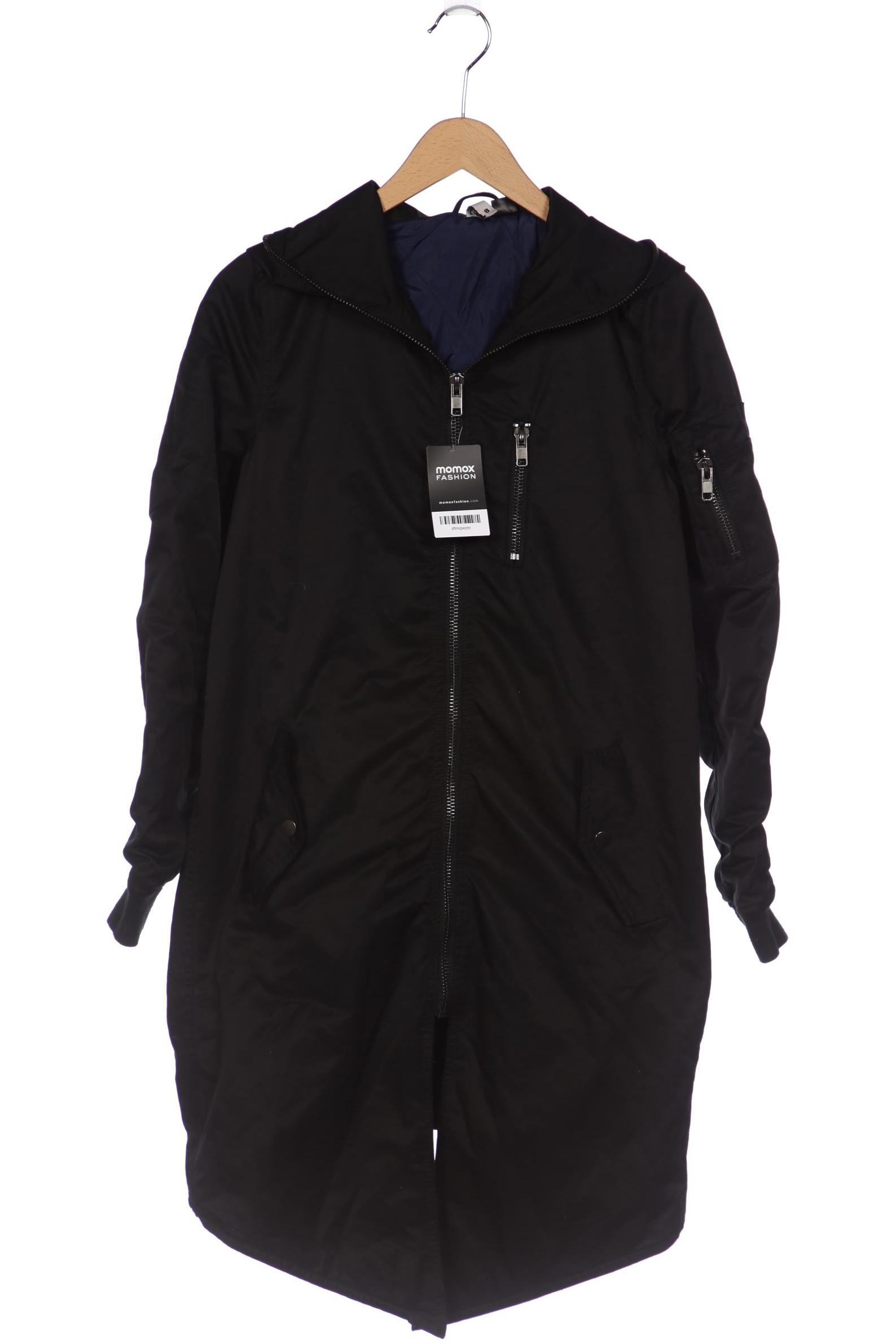 

H&M Damen Mantel, schwarz, Gr. 34