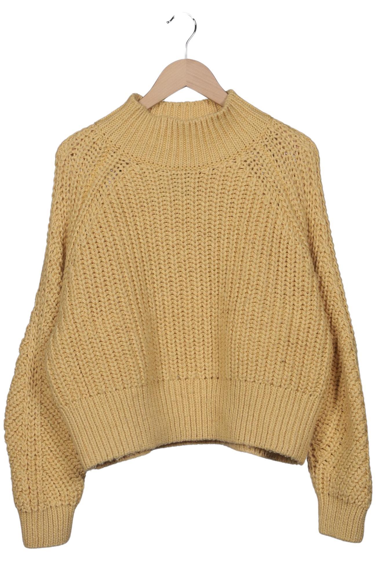 

H&M Damen Pullover, gelb, Gr. 42