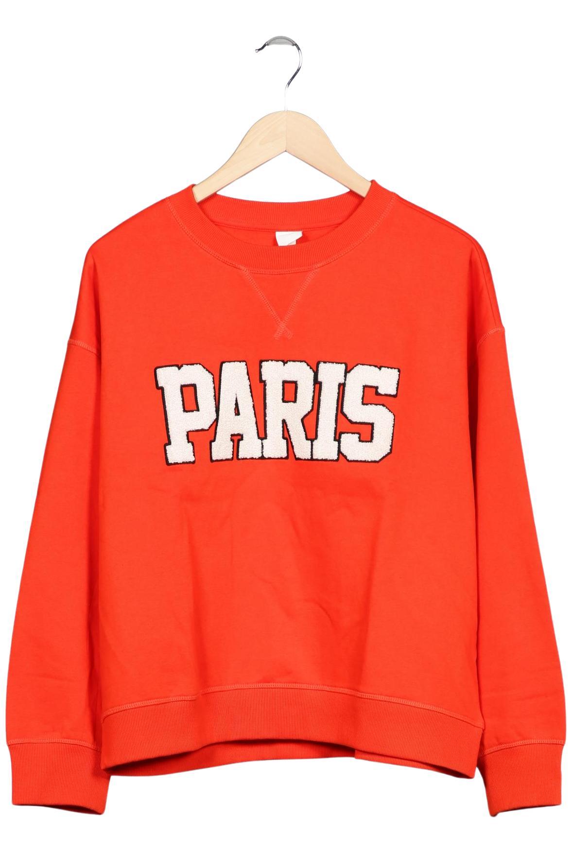 

H&M Damen Sweatshirt, rot, Gr. 38