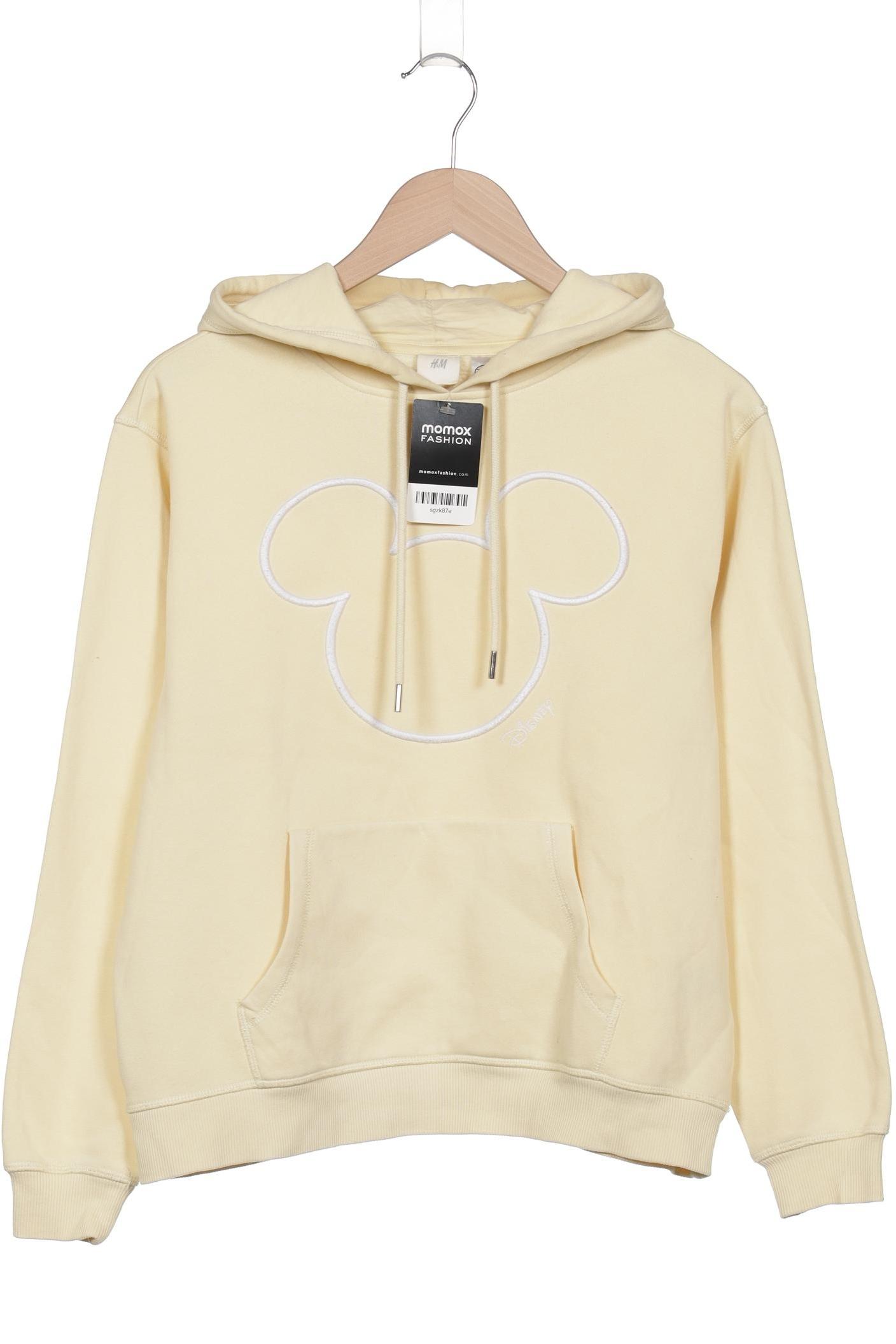 

H&M Damen Kapuzenpullover, gelb, Gr. 36