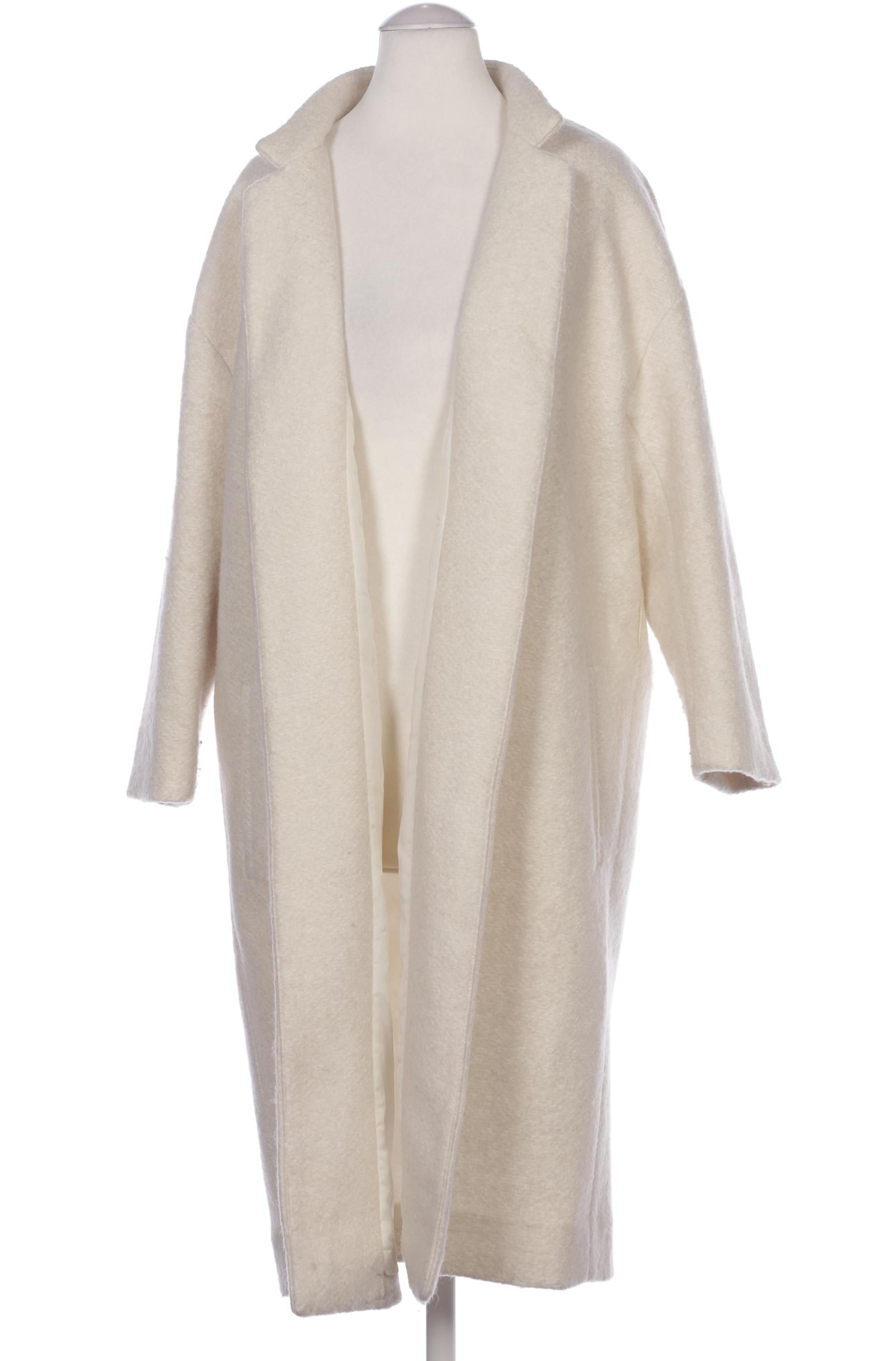 

H&M Damen Mantel, cremeweiß, Gr. 36