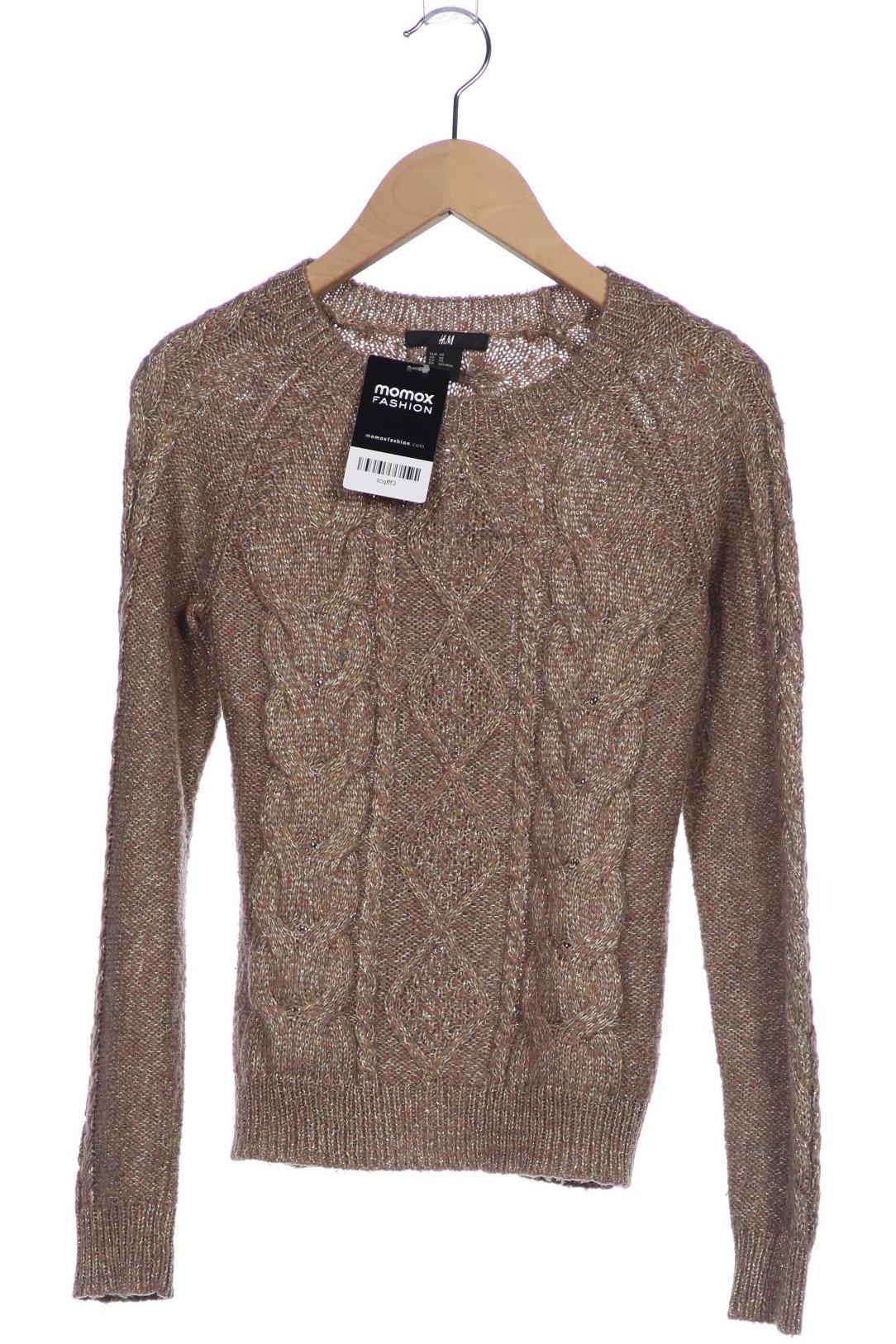 

H&M Damen Pullover, braun, Gr. 34