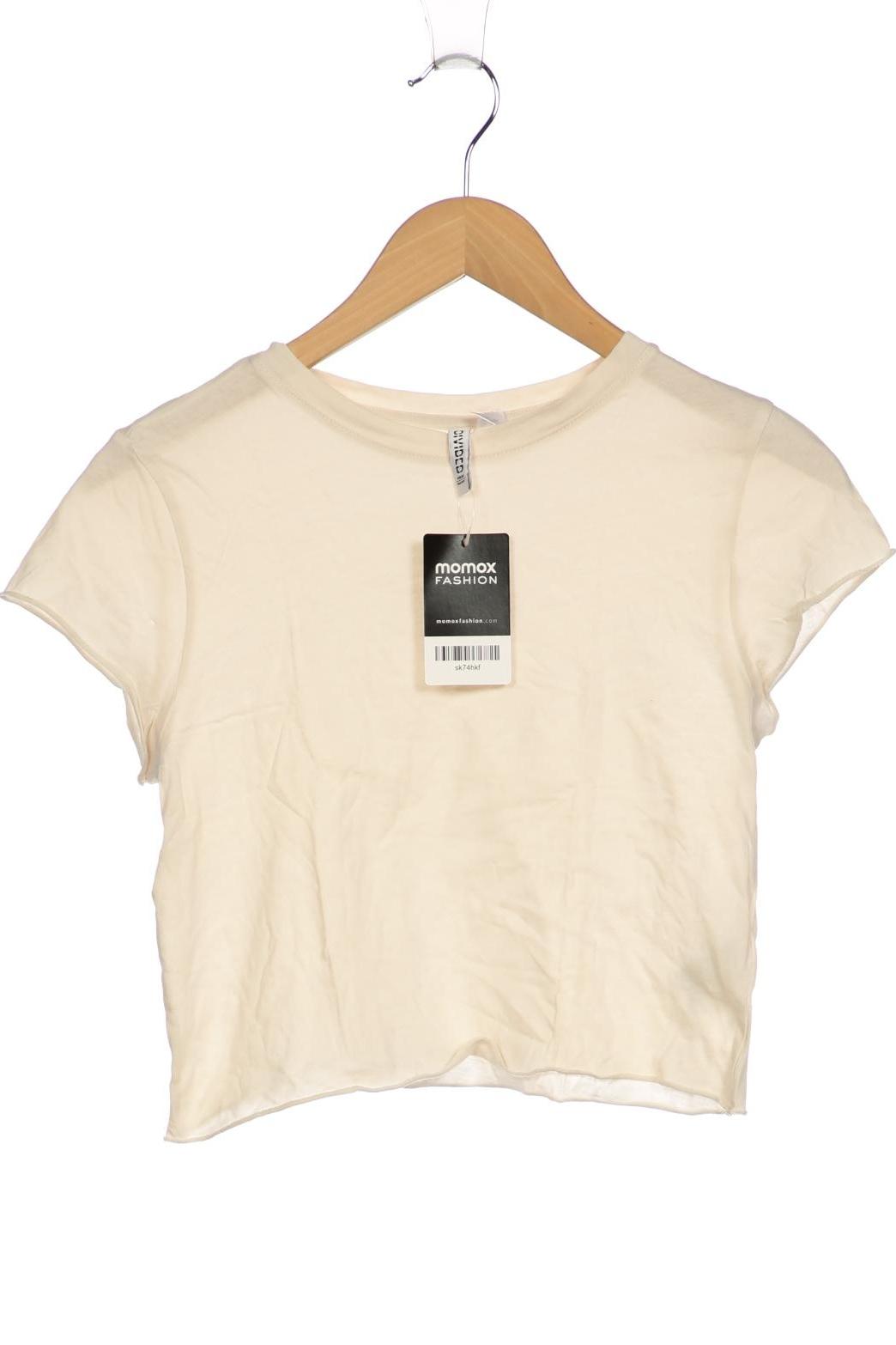 

H&M Damen T-Shirt, beige, Gr. 36