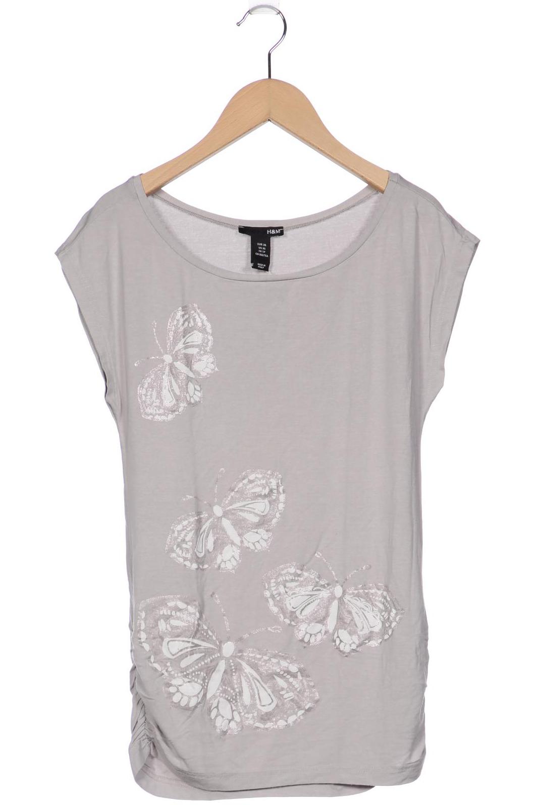 

H&M Damen T-Shirt, grau