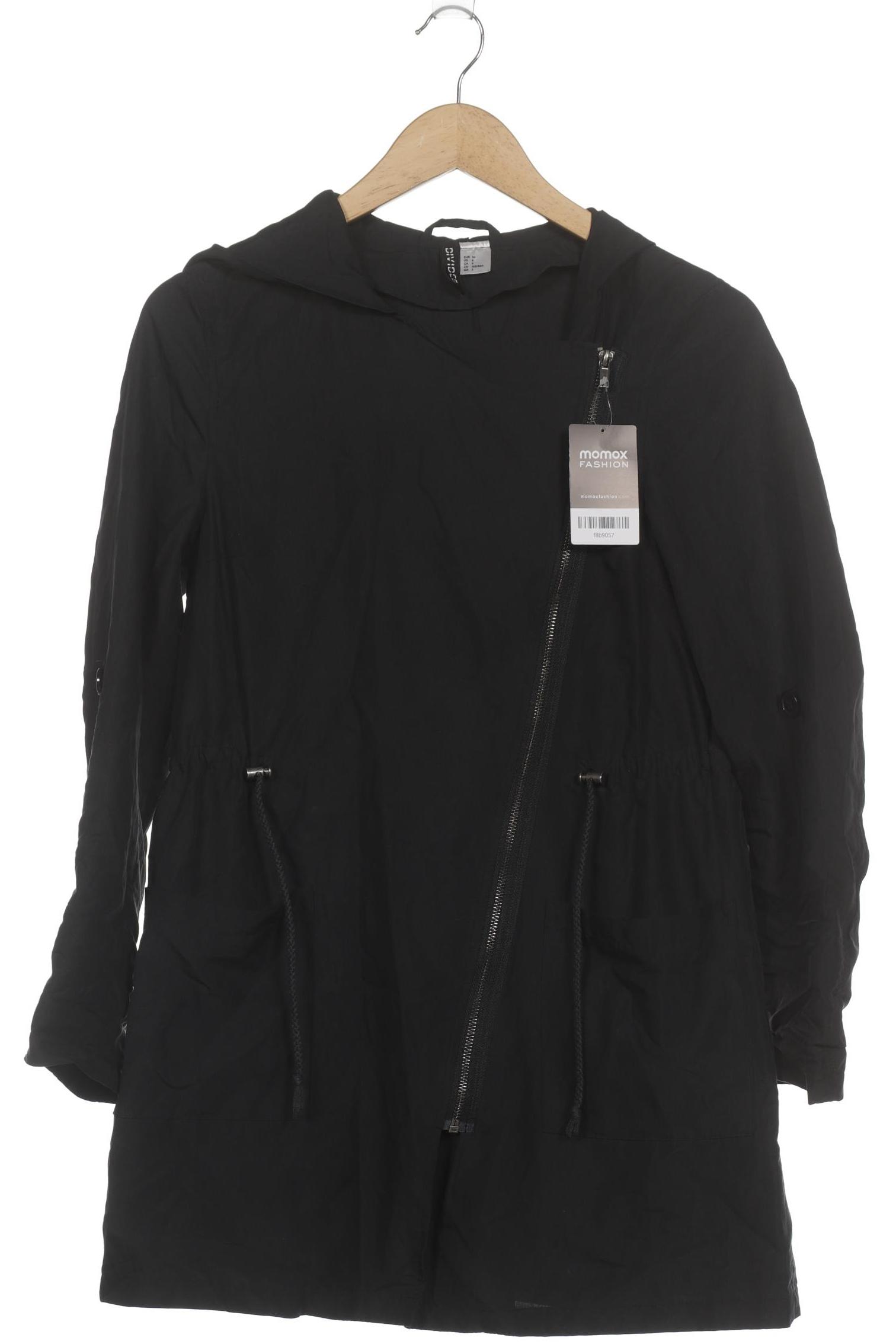 

H&M Damen Mantel, schwarz