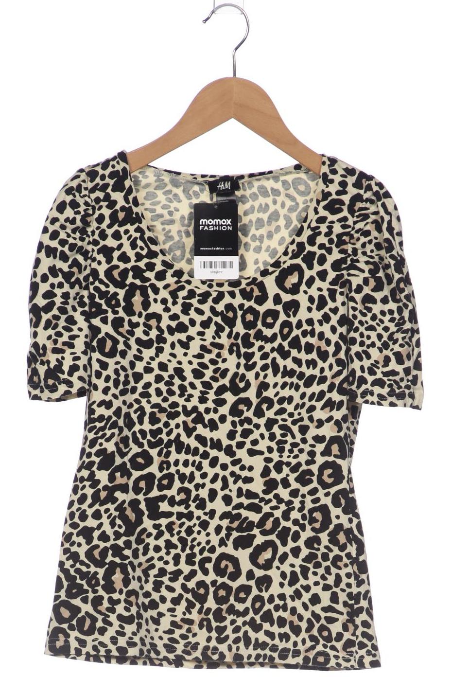 

H&M Damen T-Shirt, beige, Gr. 36