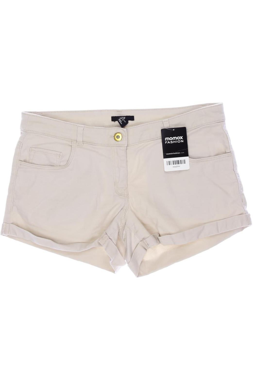 

H&M Damen Shorts, cremeweiß, Gr. 38
