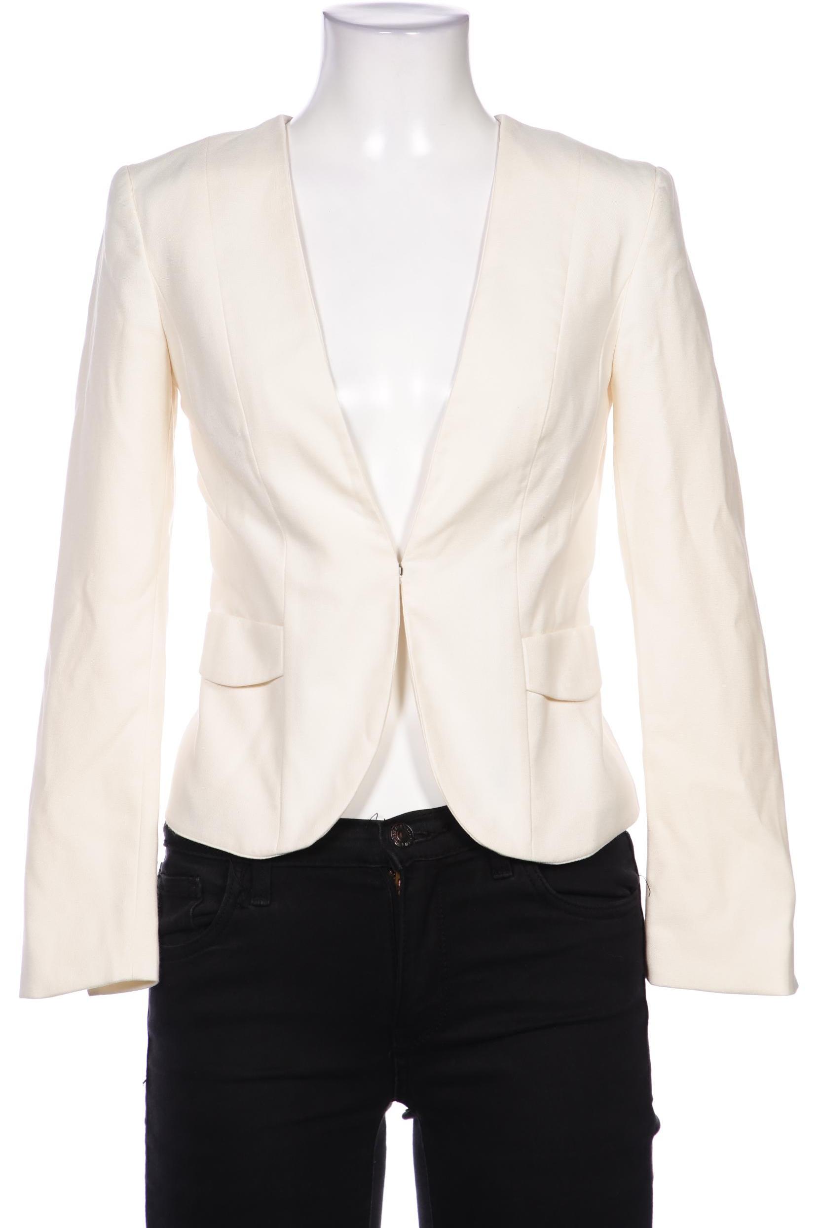 

H&M Damen Blazer, cremeweiß, Gr. 34