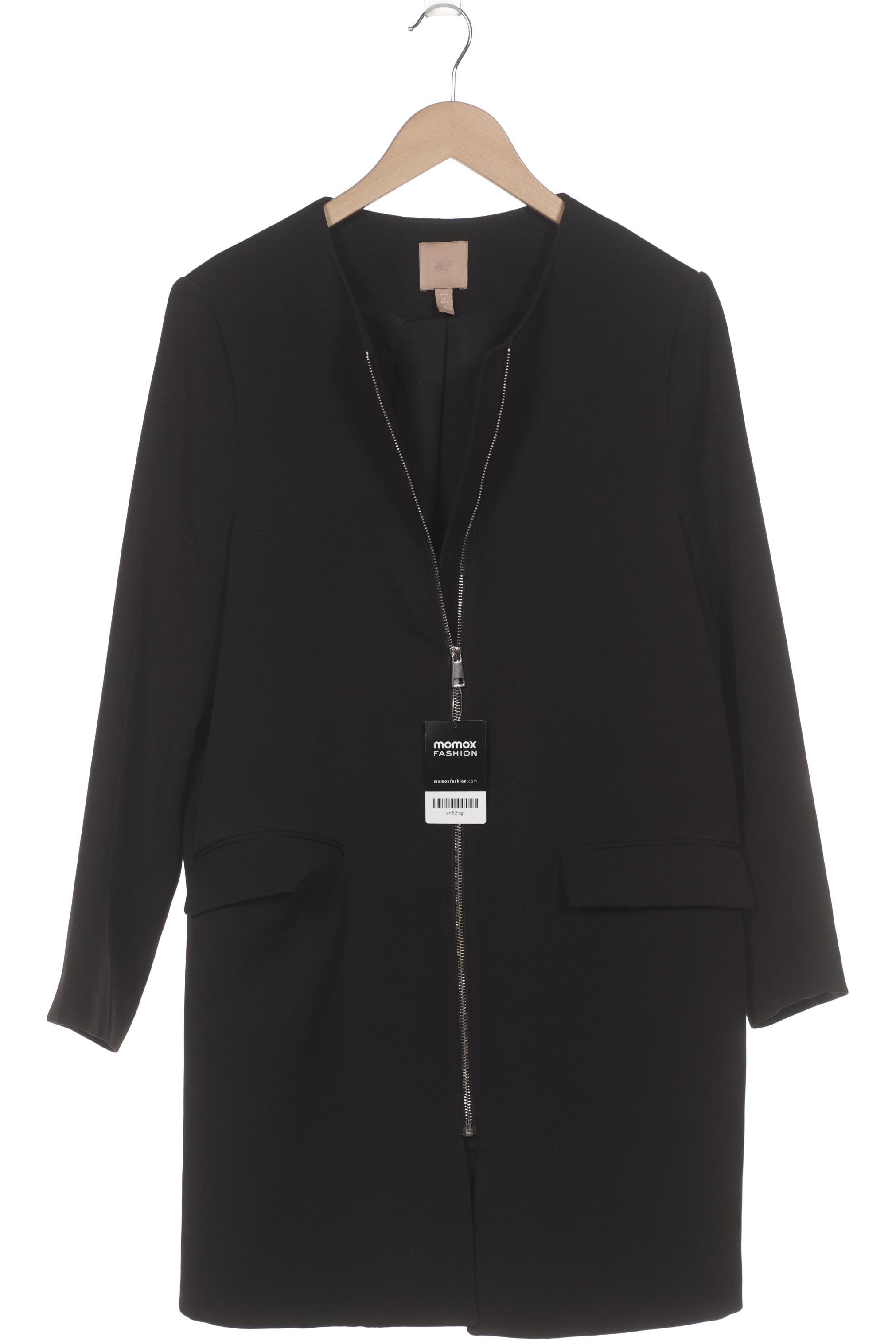 

H&M Damen Mantel, schwarz, Gr. 44