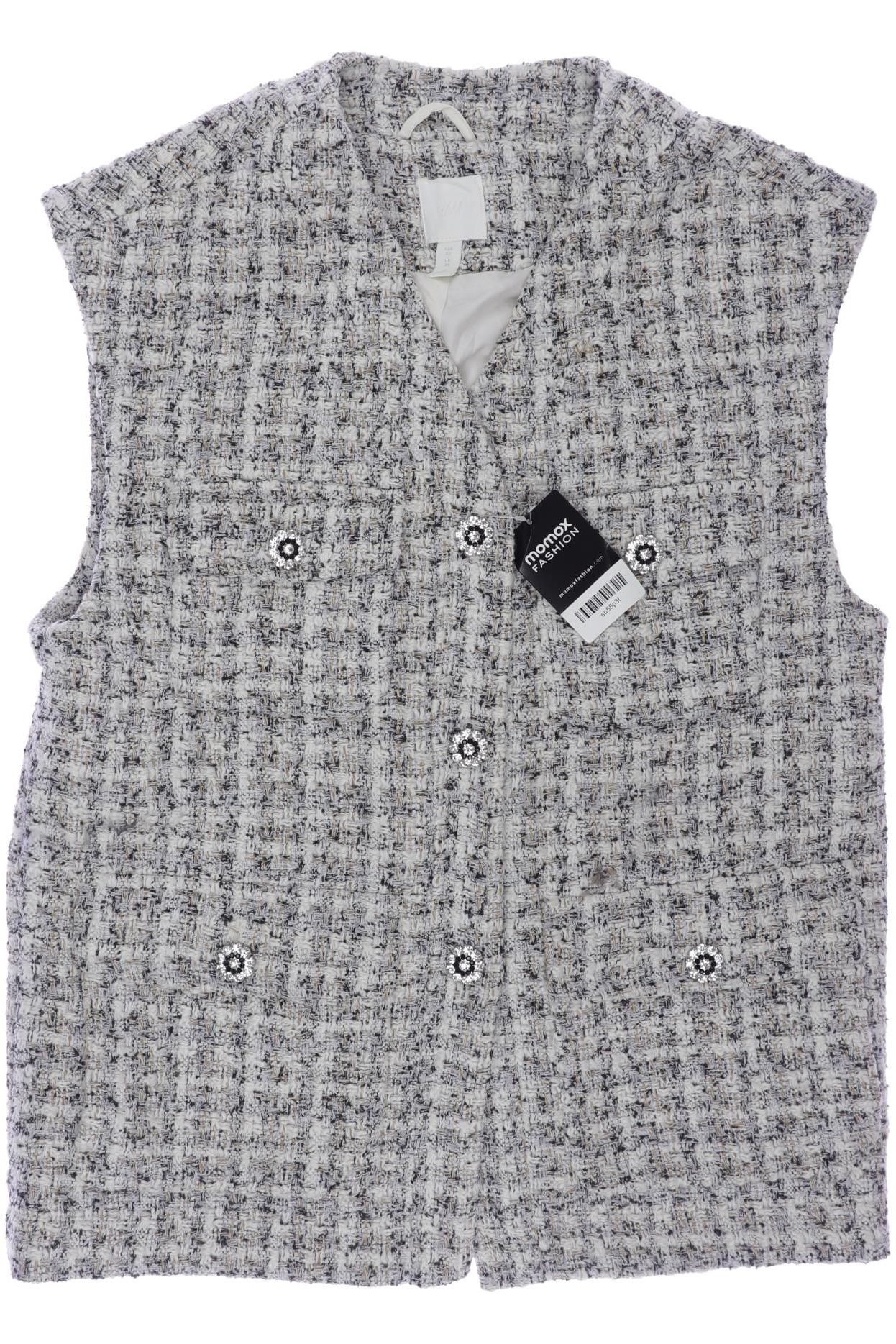 

H&M Damen Weste, weiß, Gr. 34