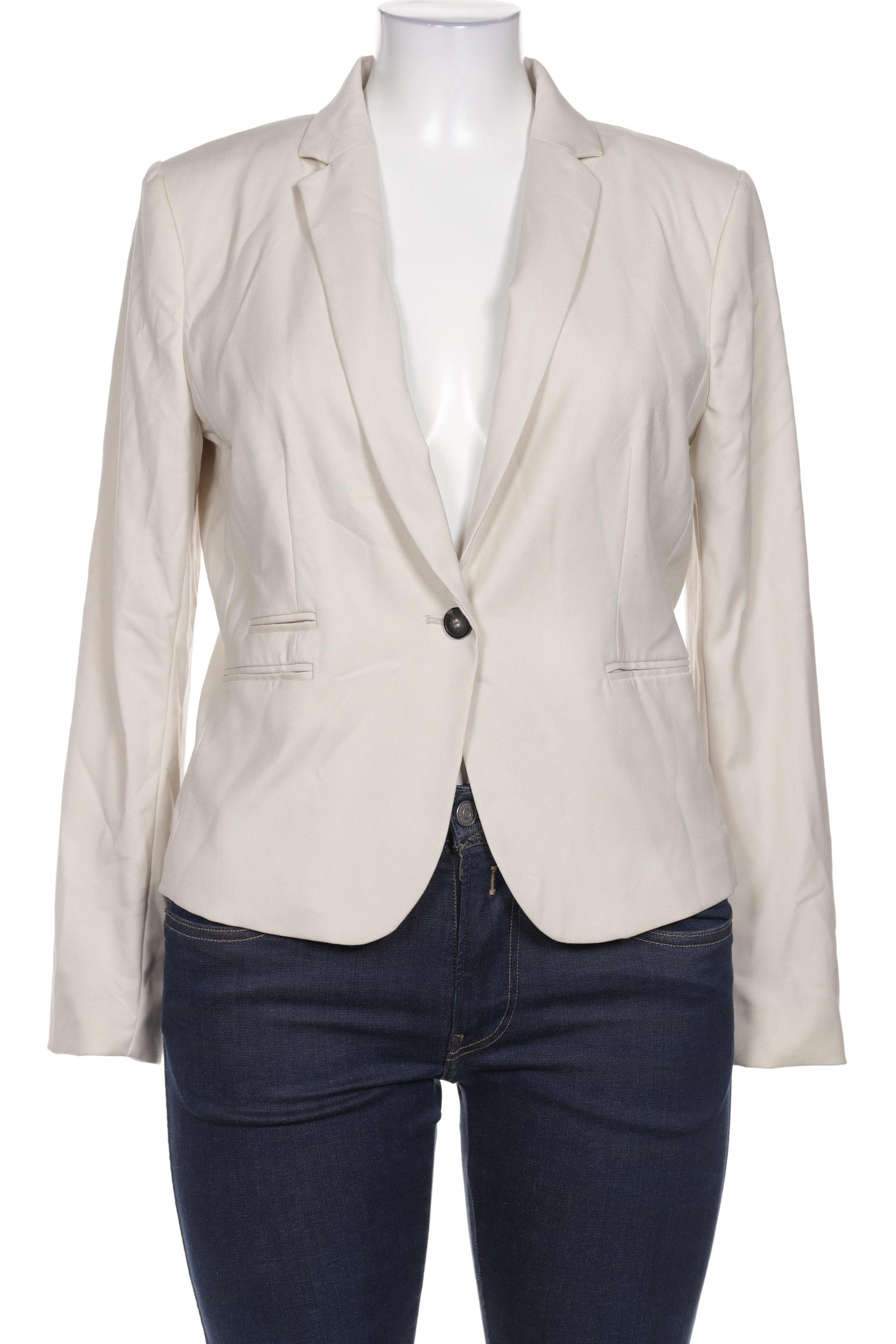 

H&M Damen Blazer, cremeweiß