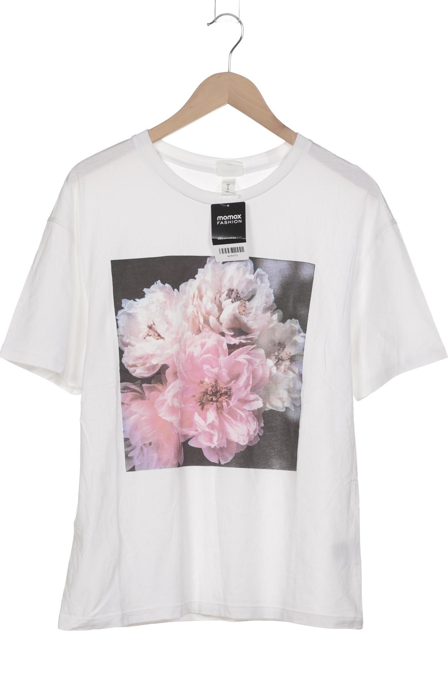 

H&M Damen T-Shirt, weiß, Gr. 38