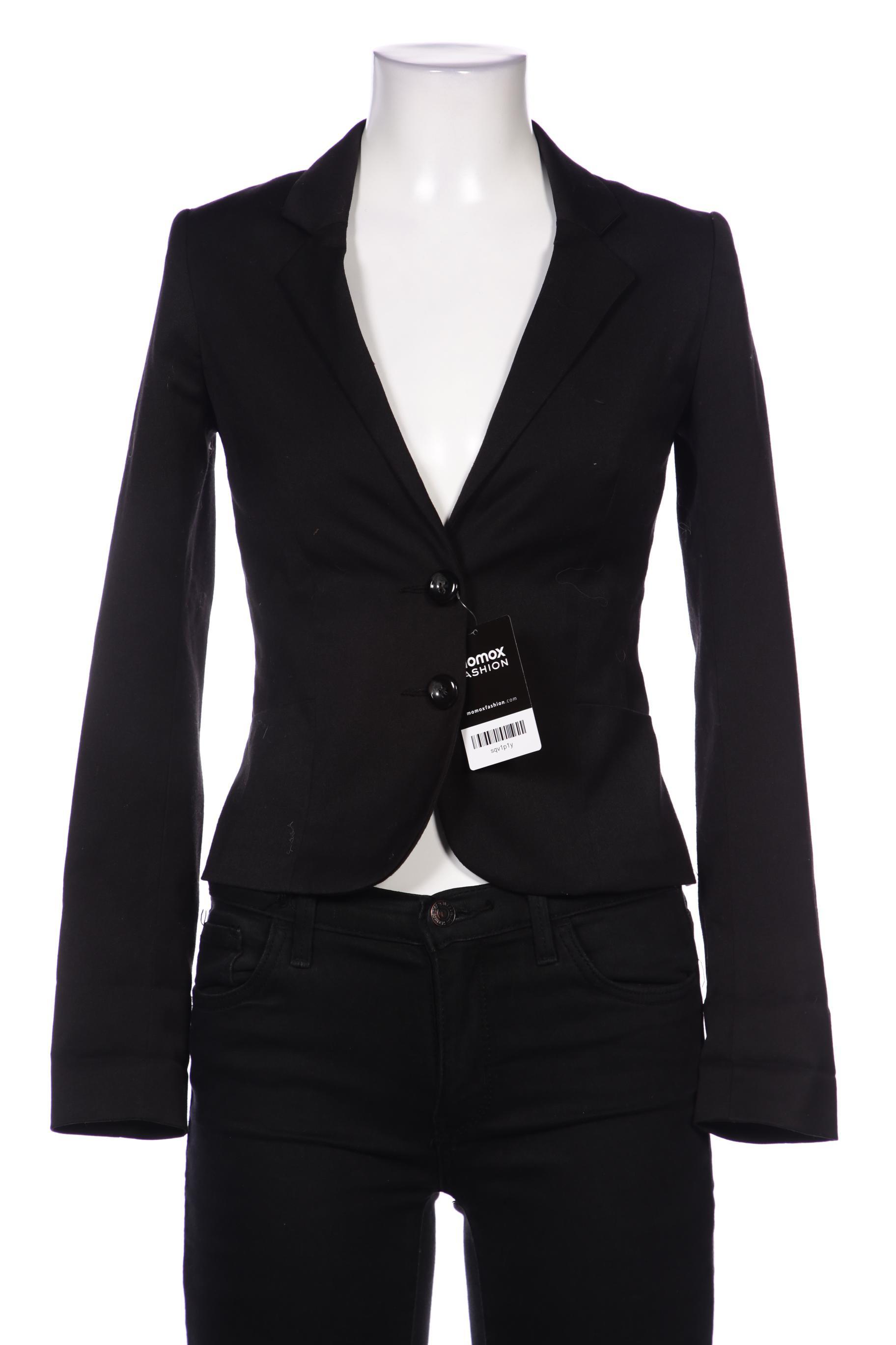 

H&M Damen Blazer, schwarz, Gr. 32