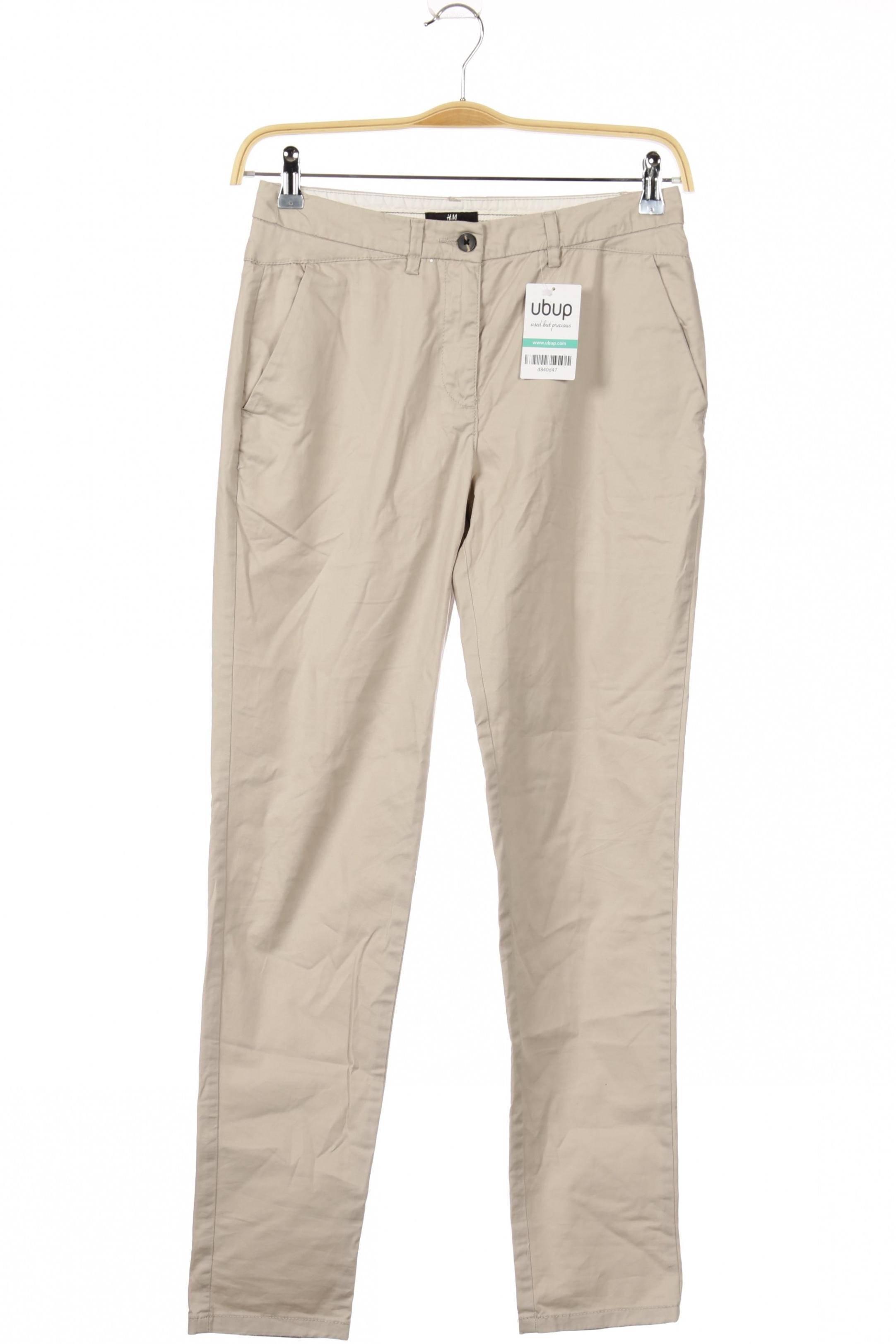 

H&M Damen Stoffhose, beige, Gr. 36