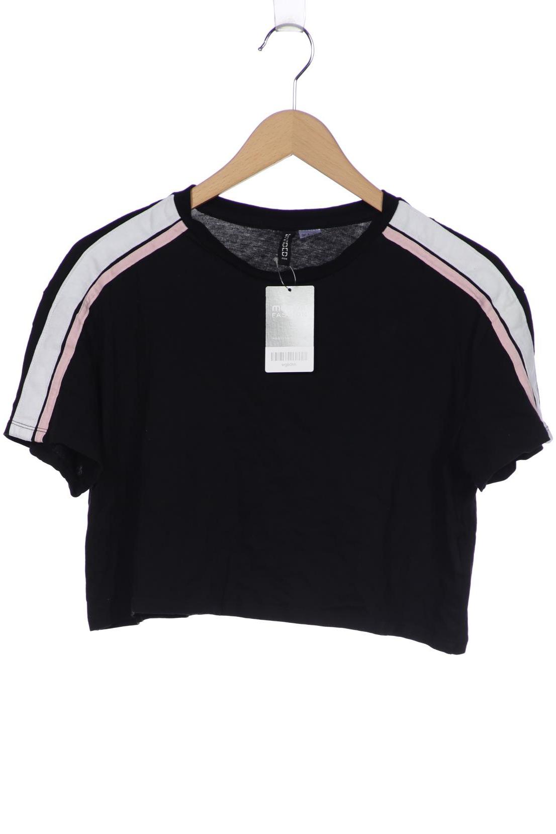 

H&M Damen T-Shirt, schwarz