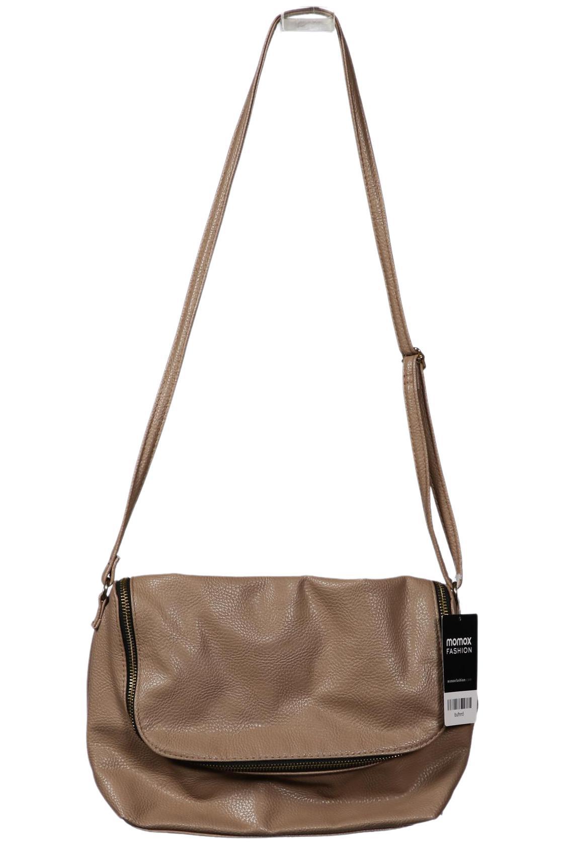 

H&M Damen Handtasche, beige, Gr.