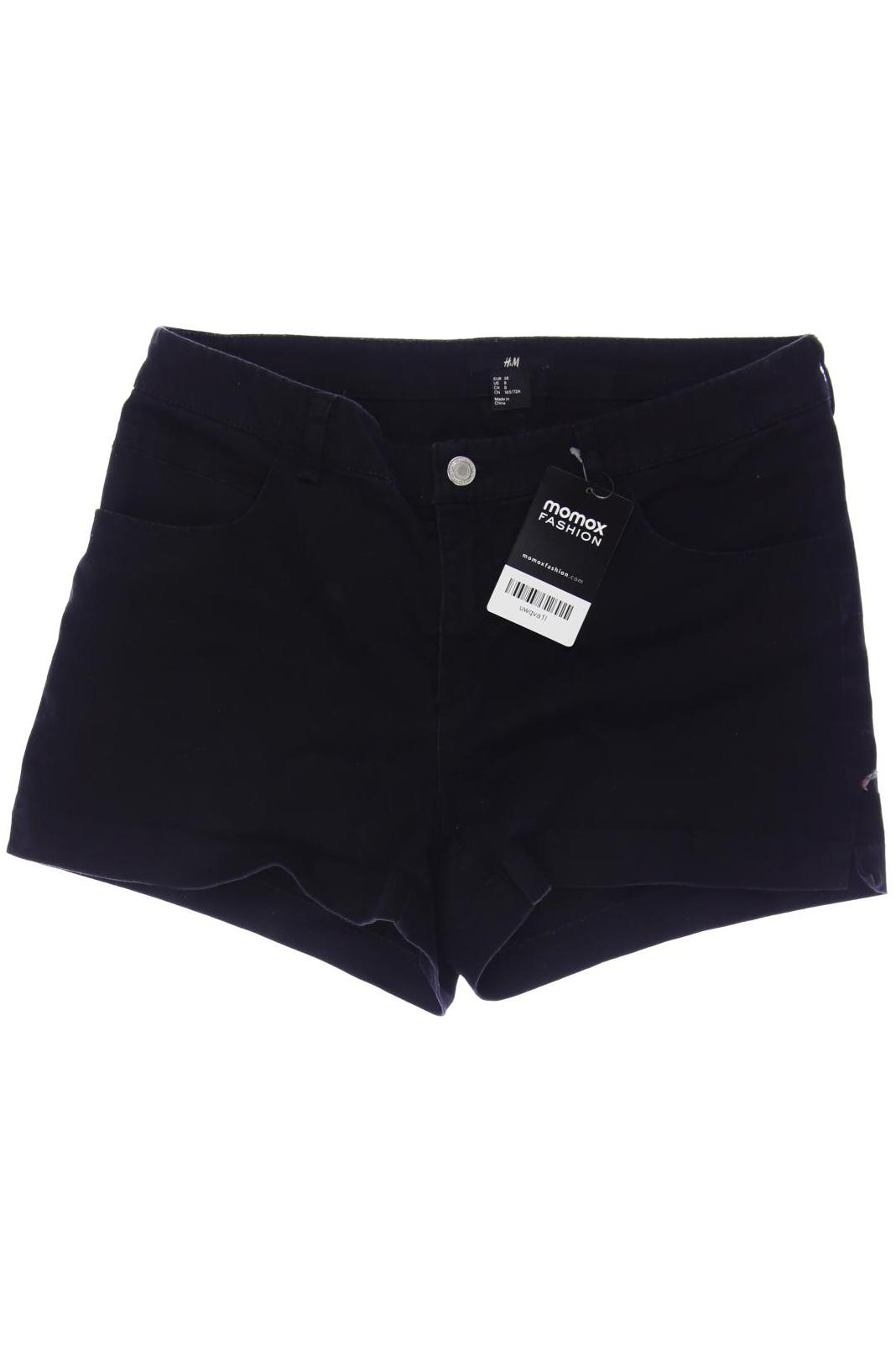 

H&M Damen Shorts, schwarz, Gr. 38