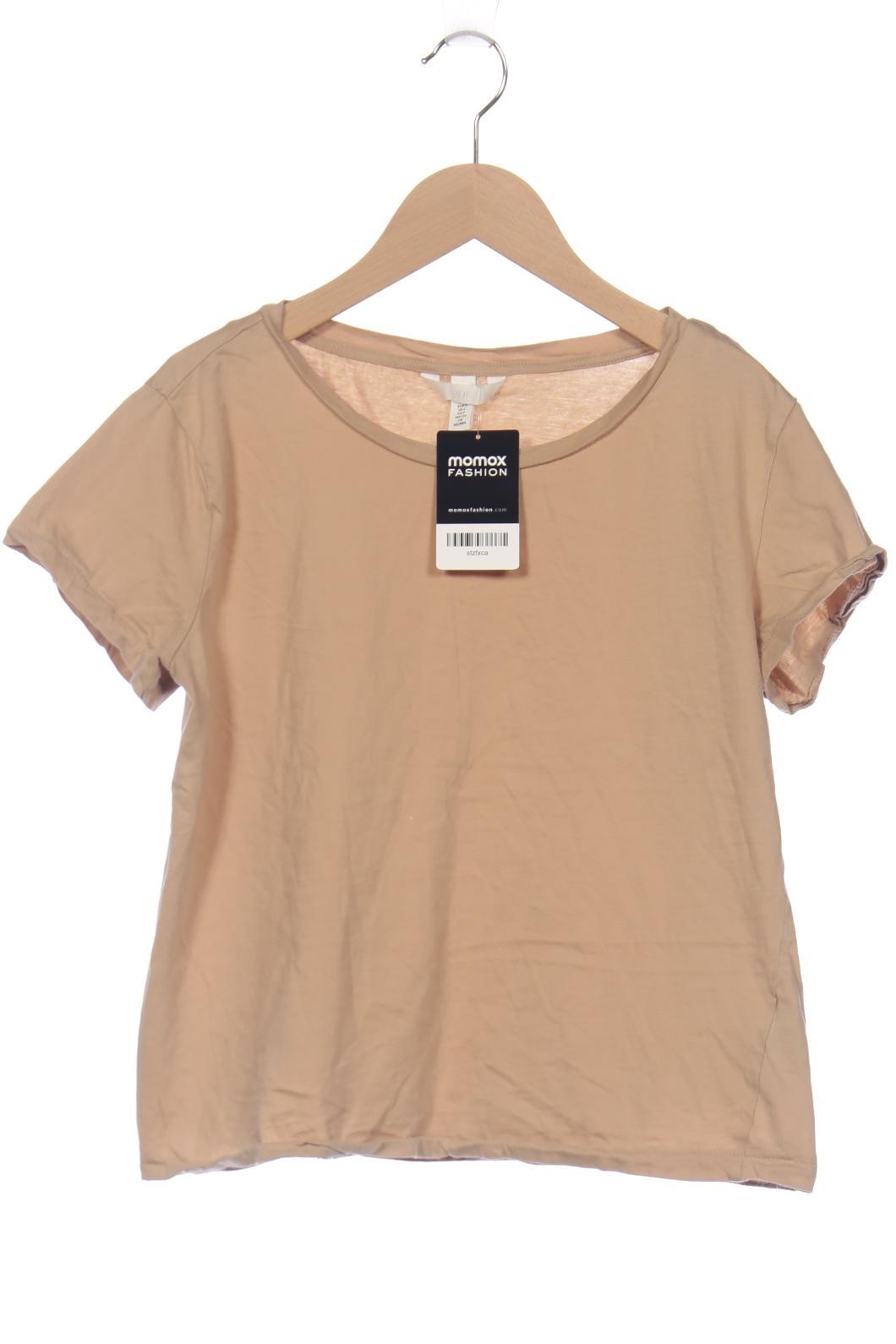 

H&M Damen T-Shirt, beige, Gr. 36