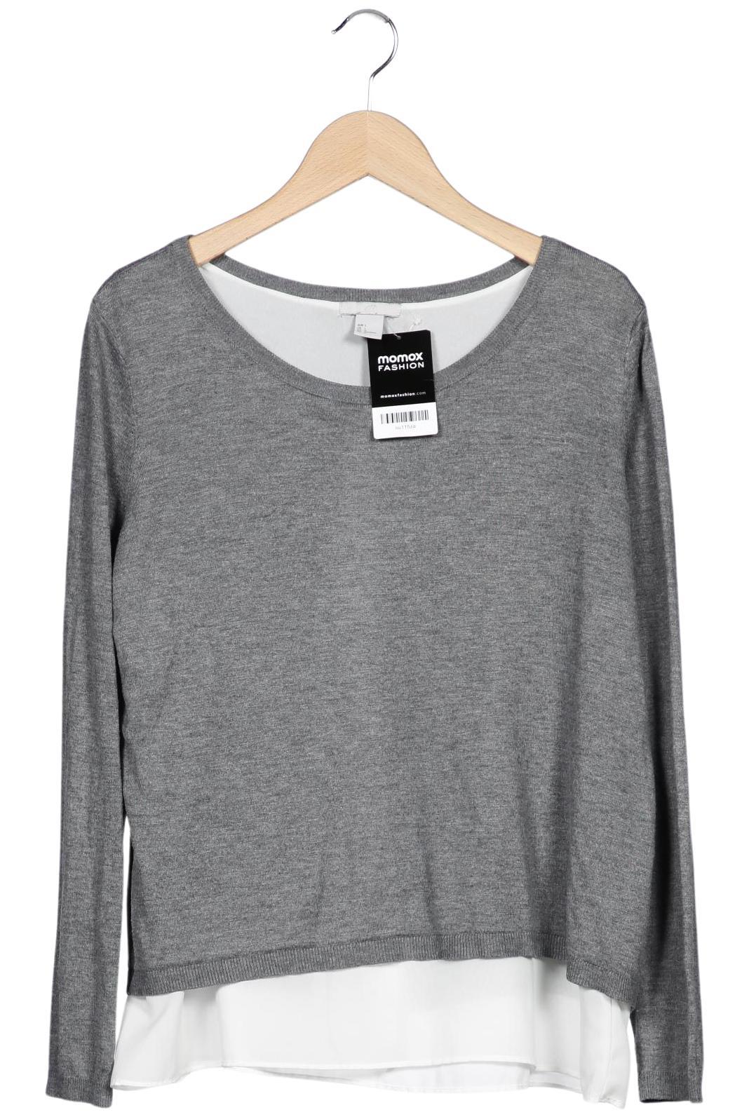 

H&M Damen Pullover, grau, Gr. 42