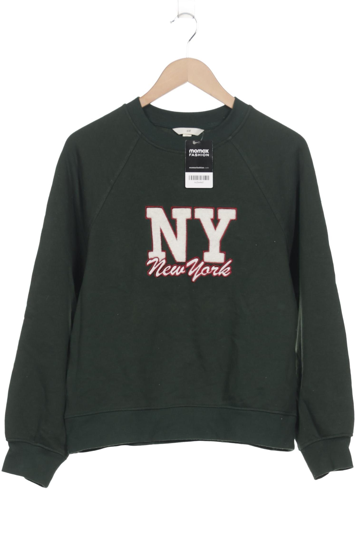 

H&M Damen Sweatshirt, grün, Gr. 36