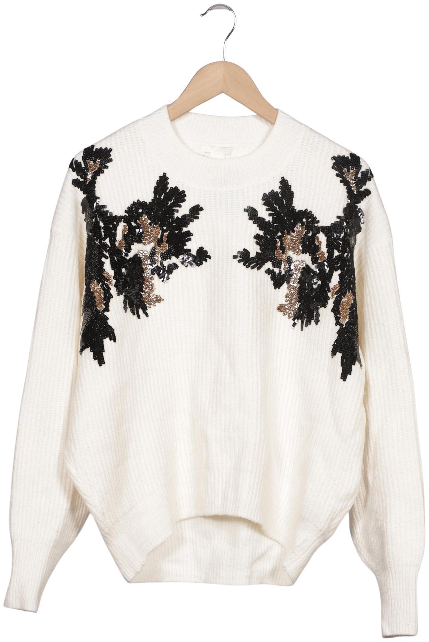 

H&M Damen Pullover, cremeweiß, Gr. 38